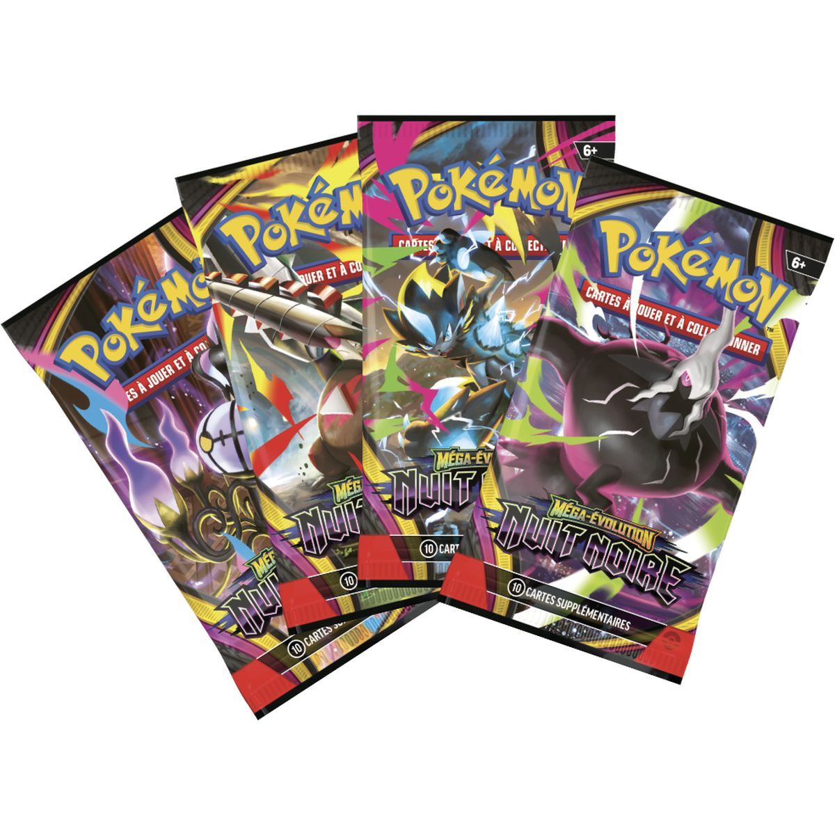Bundle 6 Booster – Mega-Entwicklung: Dunkle Nacht [ME05][PBL] – Pokémon – FR