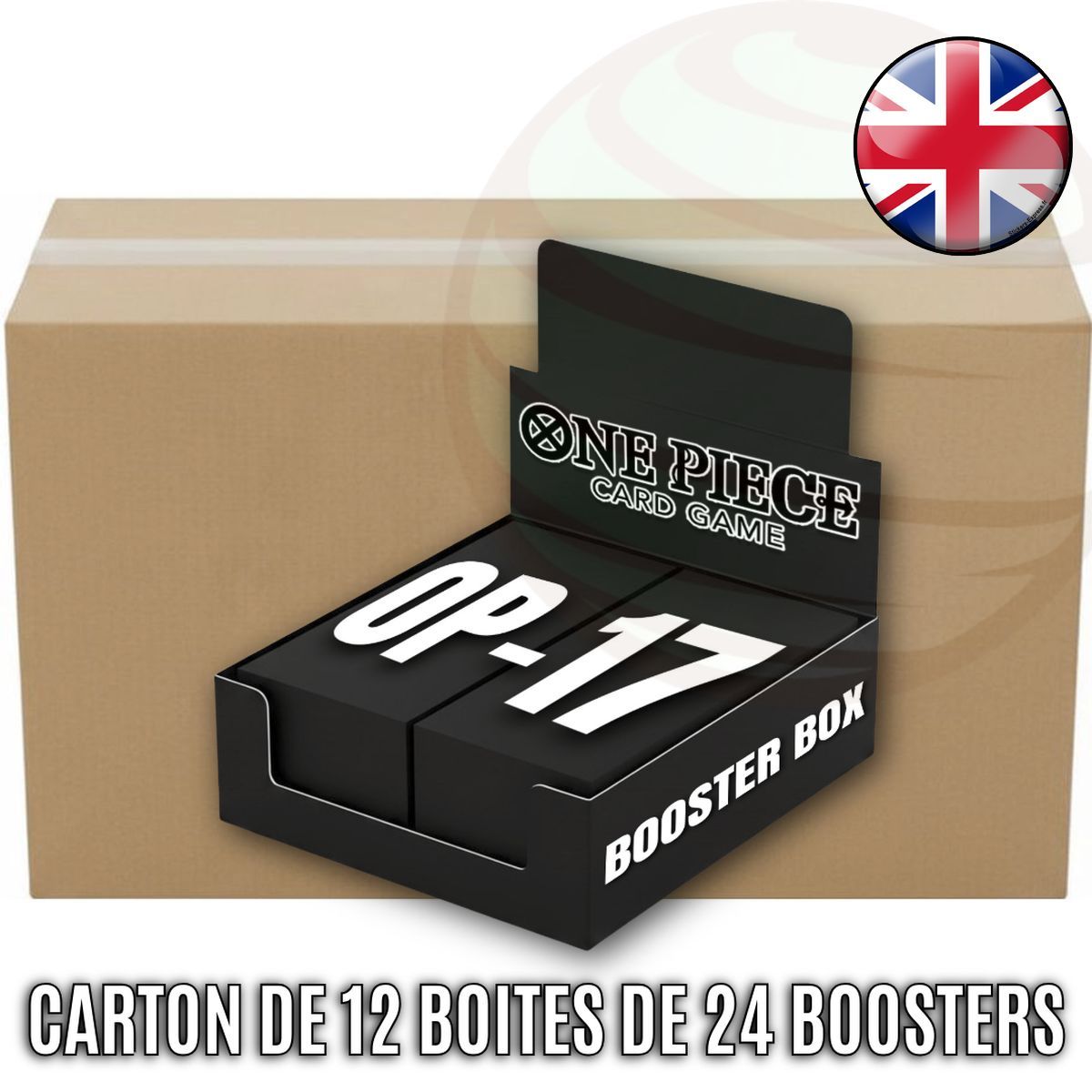 Box mit 12 Boxen à 24 Boostern – OP17 – One Piece CG – OP-17 – EN