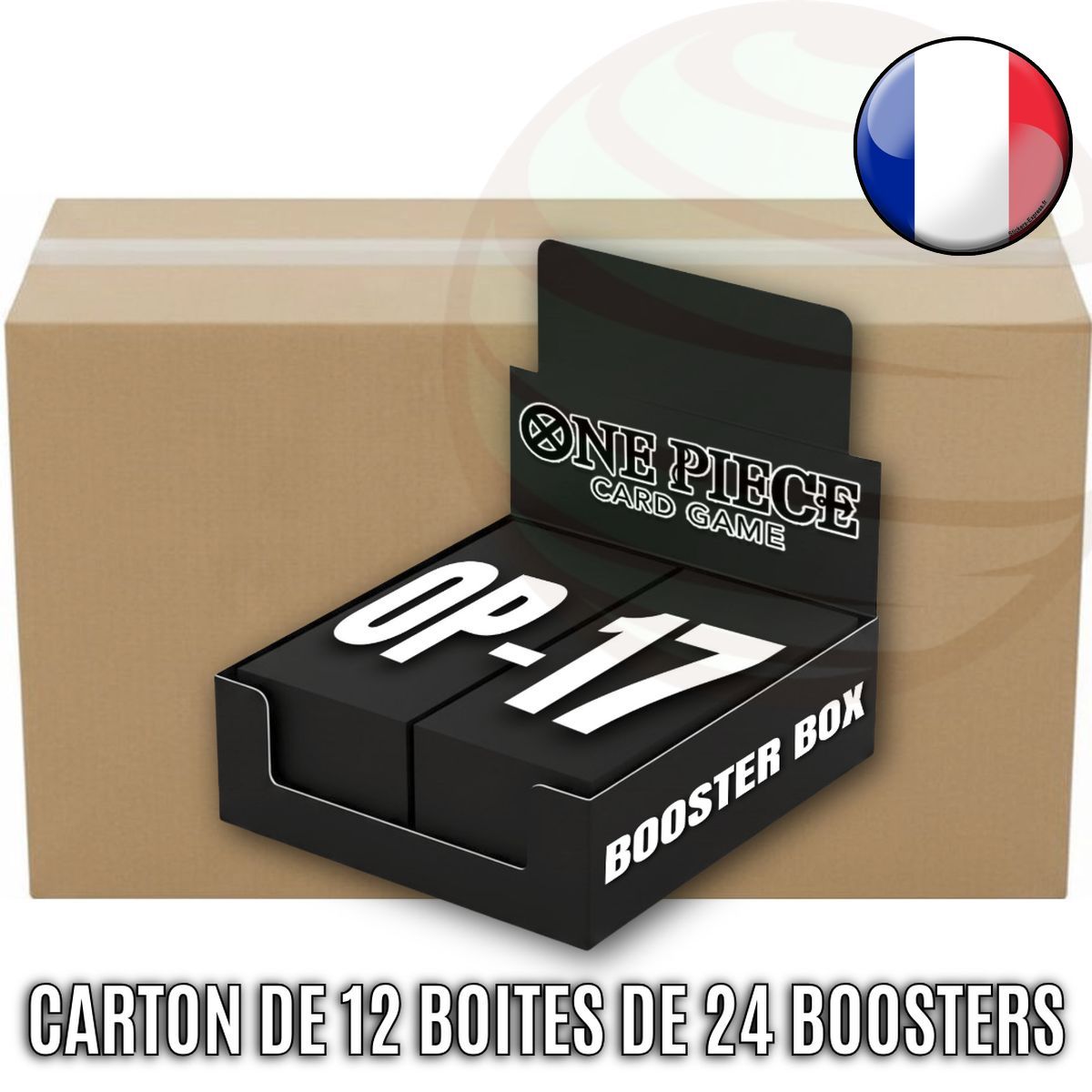 Box mit 12 Boxen à 24 Boostern – OP17 – One Piece CG – OP-17 – FR