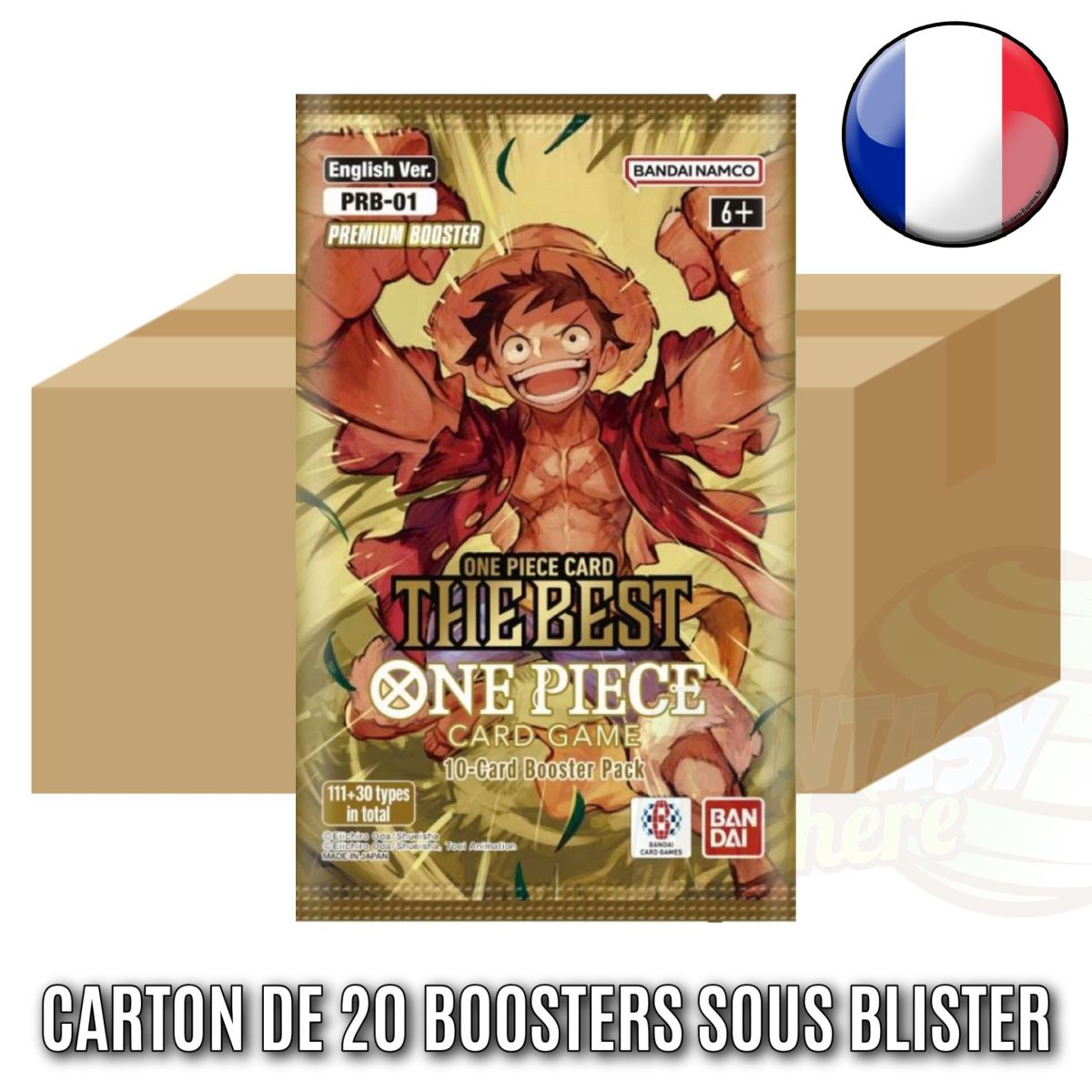 Schachtel mit 20 Blister-Boostern - PRB01 „The Best“ - One Piece CG - FR 🇫🇷