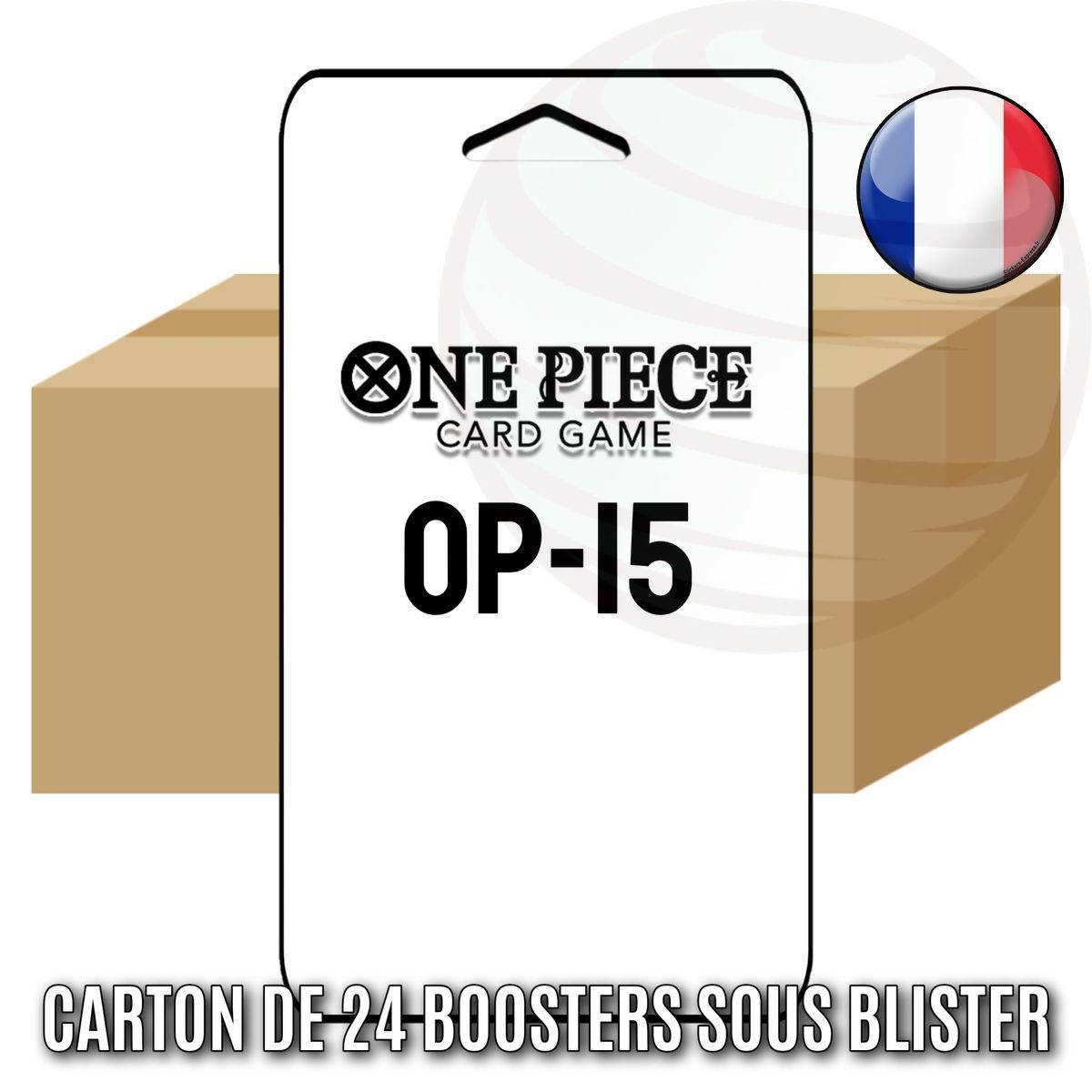 Schachtel mit 24 Blister-Boostern – OP15 – One Piece CG – OP-15 – FR