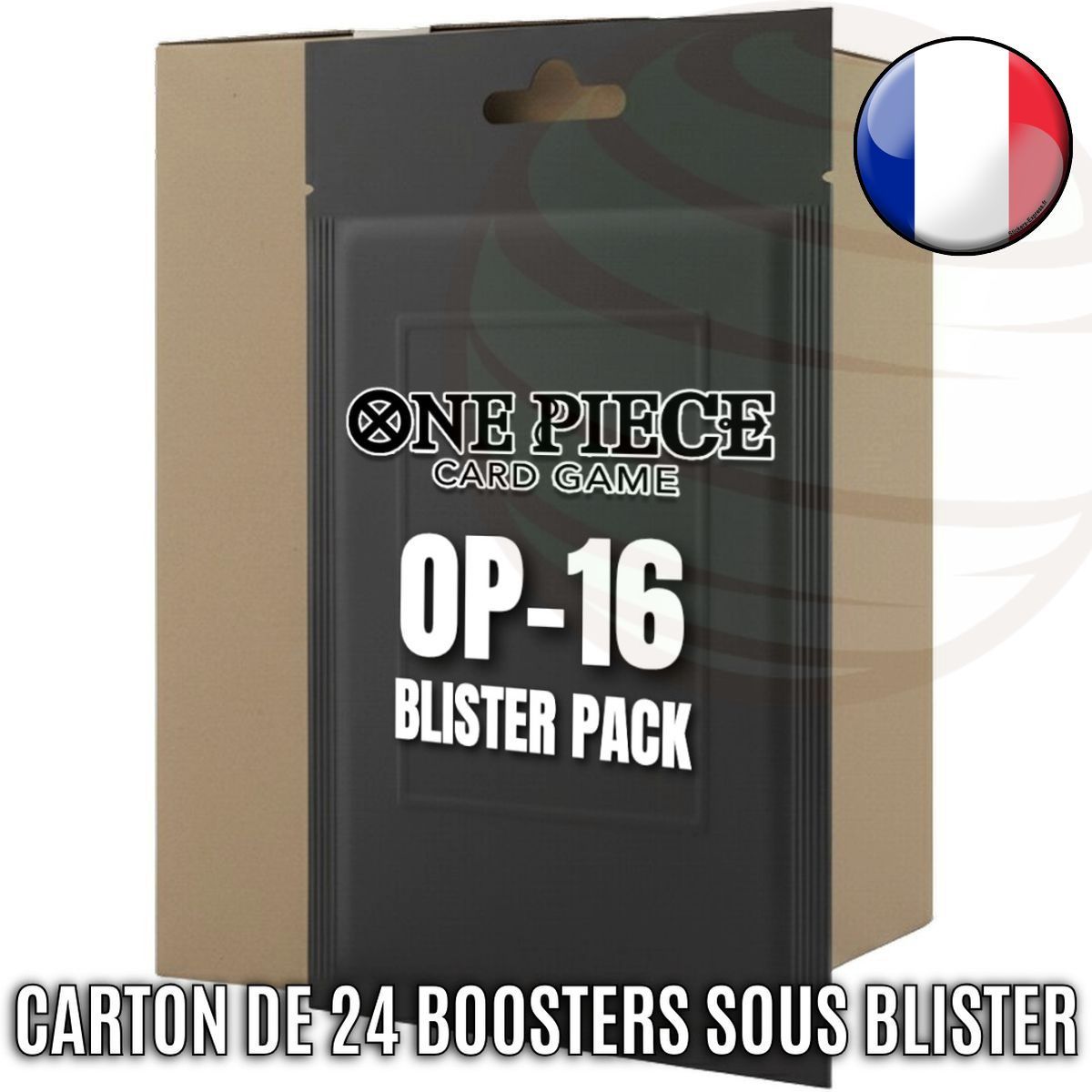 Box mit 24 Blister-Boostern – OP16 – One Piece CG – OP-16 – FR