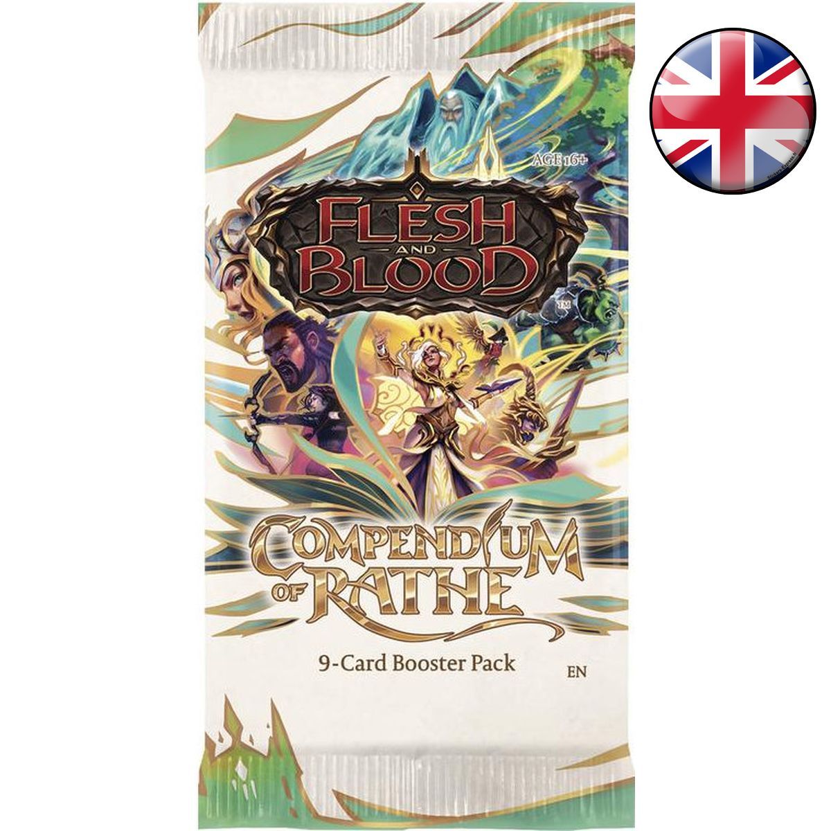 Box mit 4 Schachteln à 24 Boostern – Compendium of Rathe – Flesh & Blood – FAB – EN