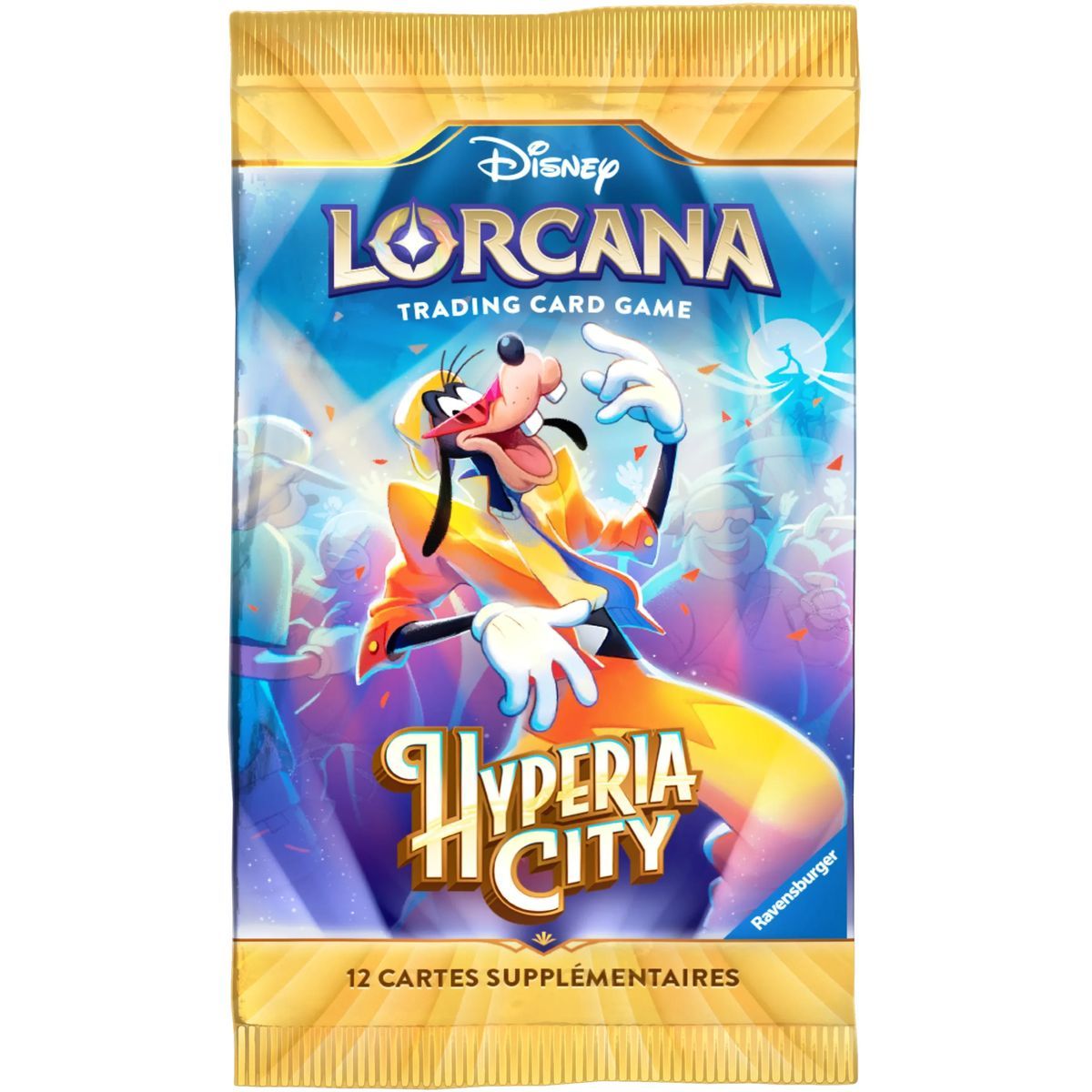 Box mit 4 Schatztruhen-Packs – Der Schatz der Erleuchter – Kapitel 14: Hyperia City – Disney Lorcana – Set 14 – FR