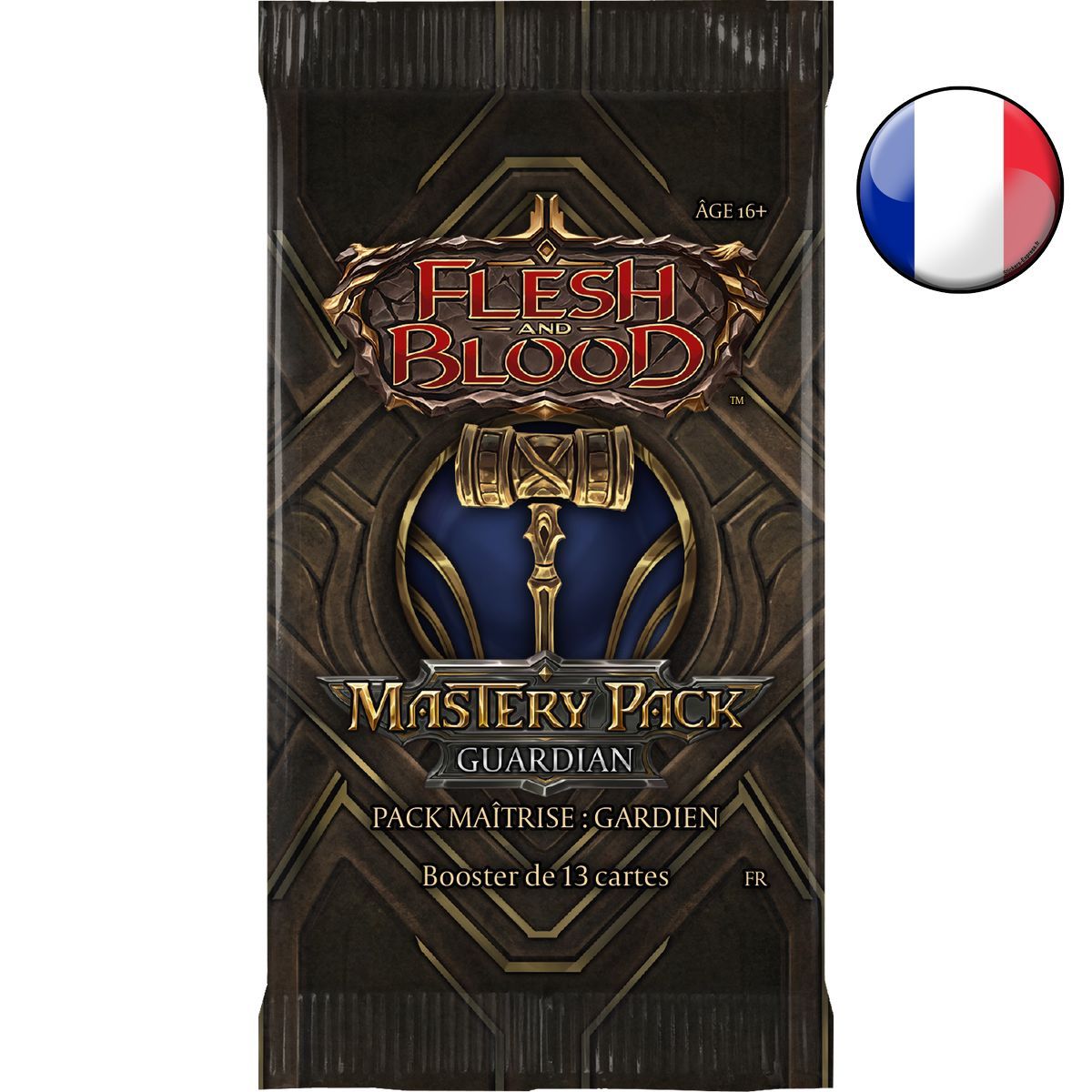 Schachtel mit 8 Schachteln mit je 12 Boostern - Mastery Pack Guardian - Flesh & Blood - FAB - FR