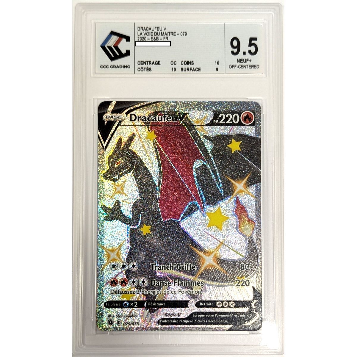[CCC 9.5 - Neun+] - Bewertete Karte - Glurak 079/073 - Schwert & Schild: Der Weg der Champions - 2020 - Pokémon - Französisch
