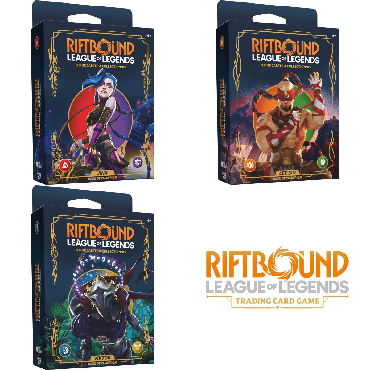 Champion-Deck – Ursprünge: Jinx – Riftbound League of Legends TCG – Französisch