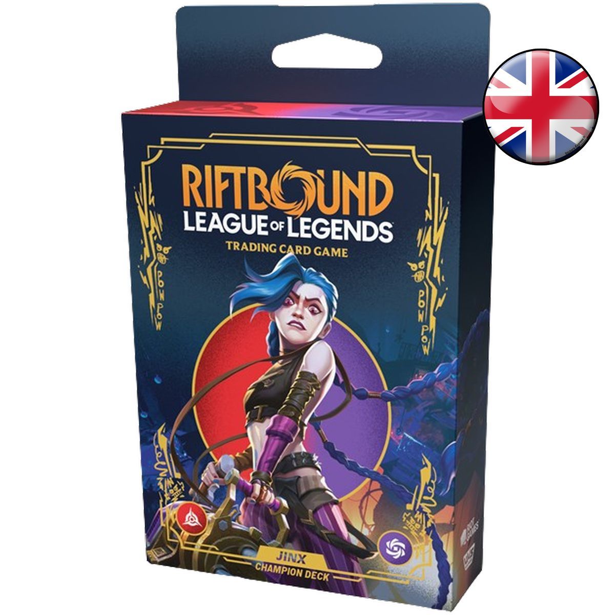 Champion-Deck – Ursprünge: Jinx – Riftbound League of Legends TCG – Englisch