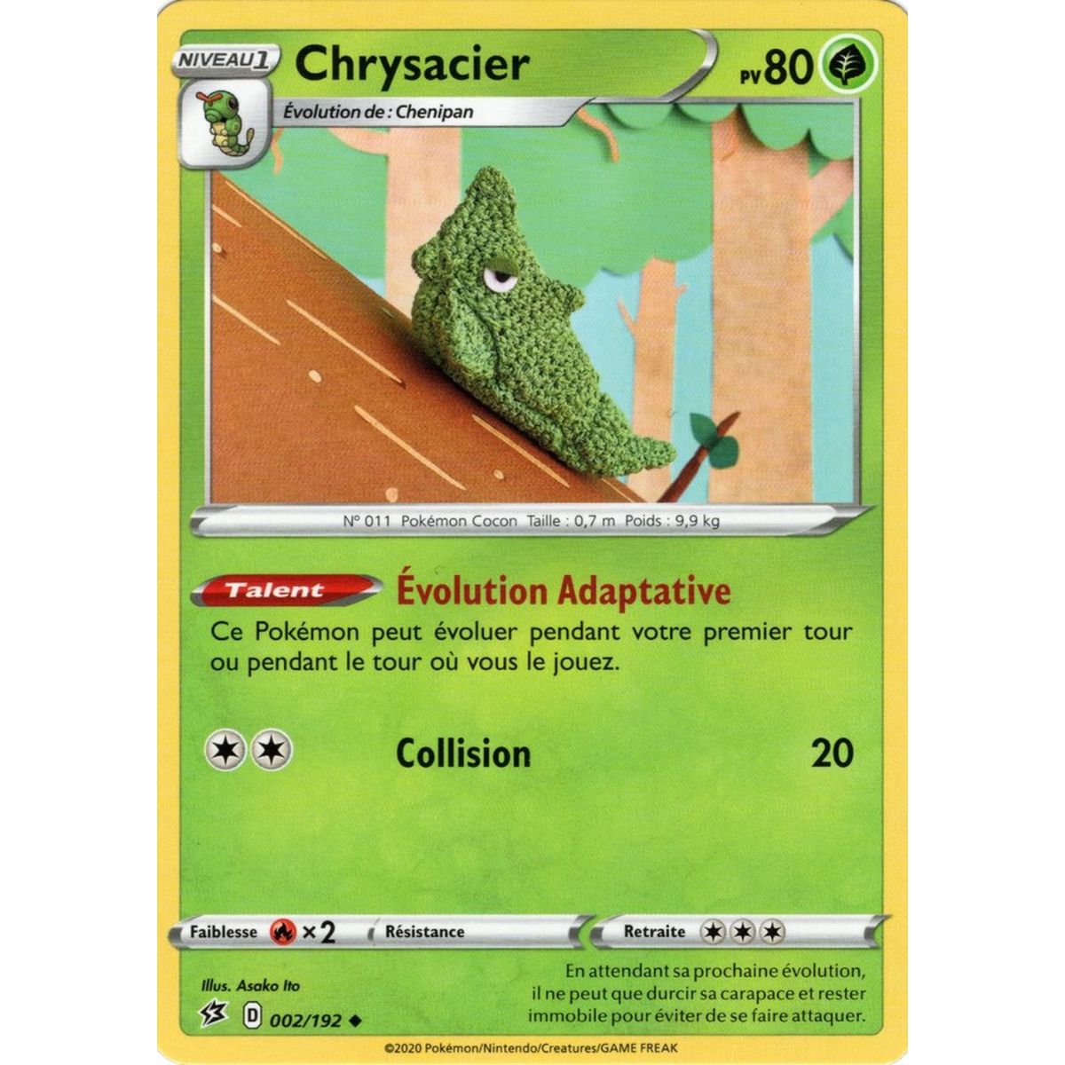 Item Chrysateel – Ungewöhnlich 2/192 – Sword and Shield 2 Rebel Clash