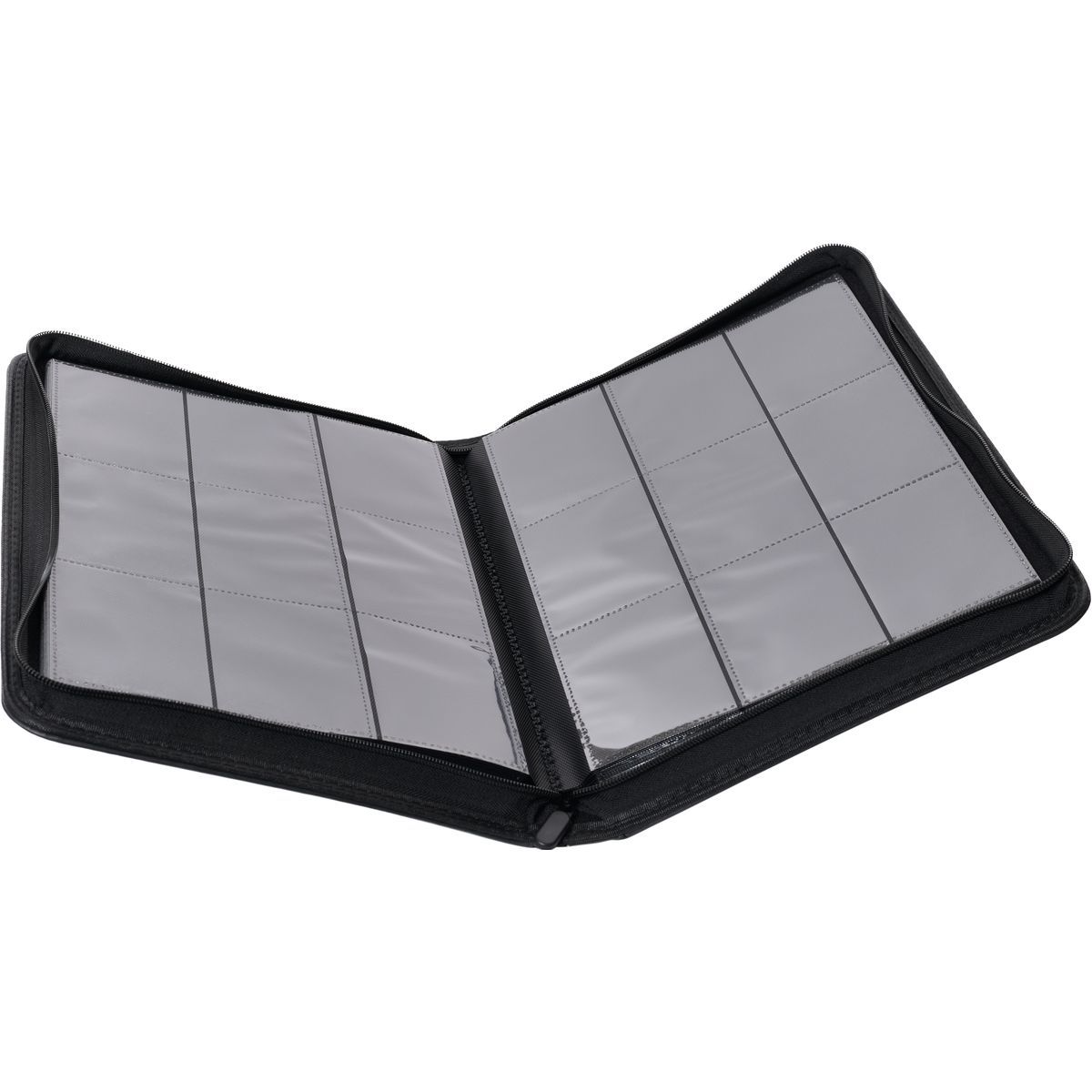 Master-Zip-Ordner: Premium Schwarz – 540 Karten – 9-Taschen-Reißverschlussordner – Newave Collectibles