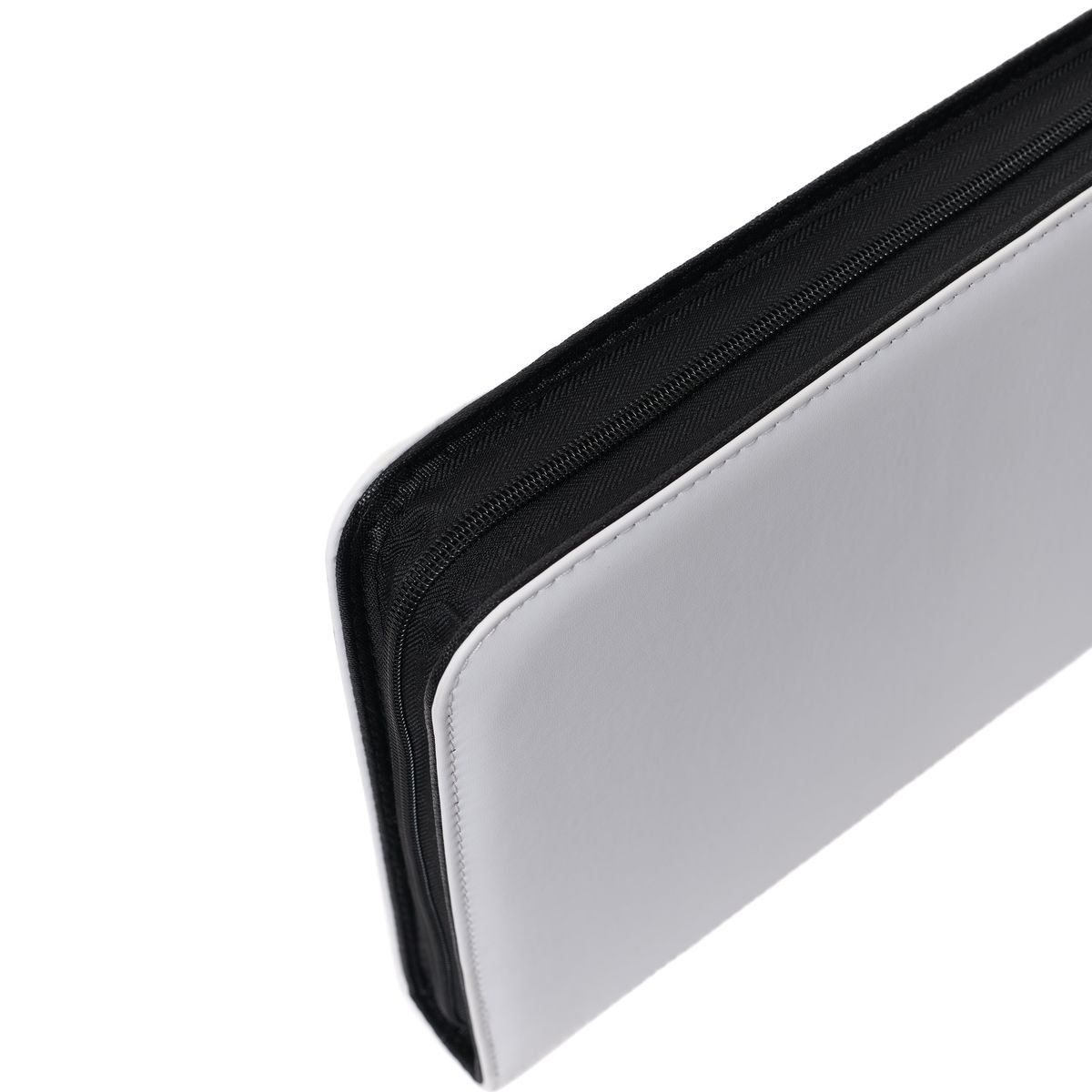 Master-Zip-Ordner: Premium Weiß – 540 Karten – 9-Taschen-Reißverschlussordner – Newave Collectibles