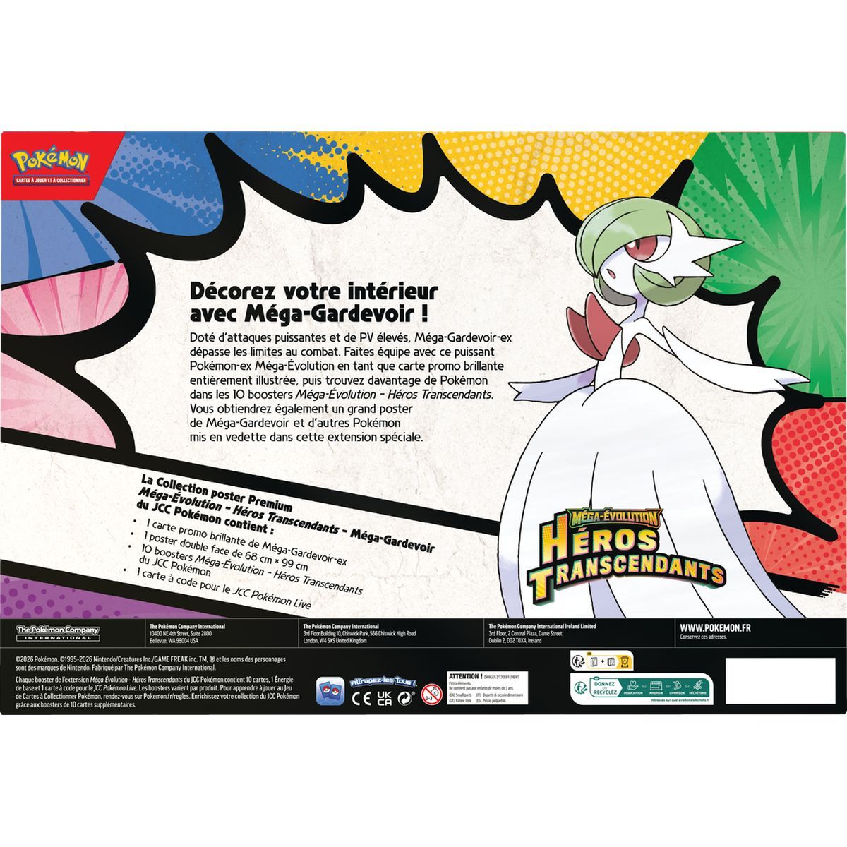 10 Boosterpacks – Premium-Poster-Kollektion Mega-Guardevoir-ex – Mega-Entwicklung – Transzendente Helden [ME02.5][ASC] – Pokémon – FR