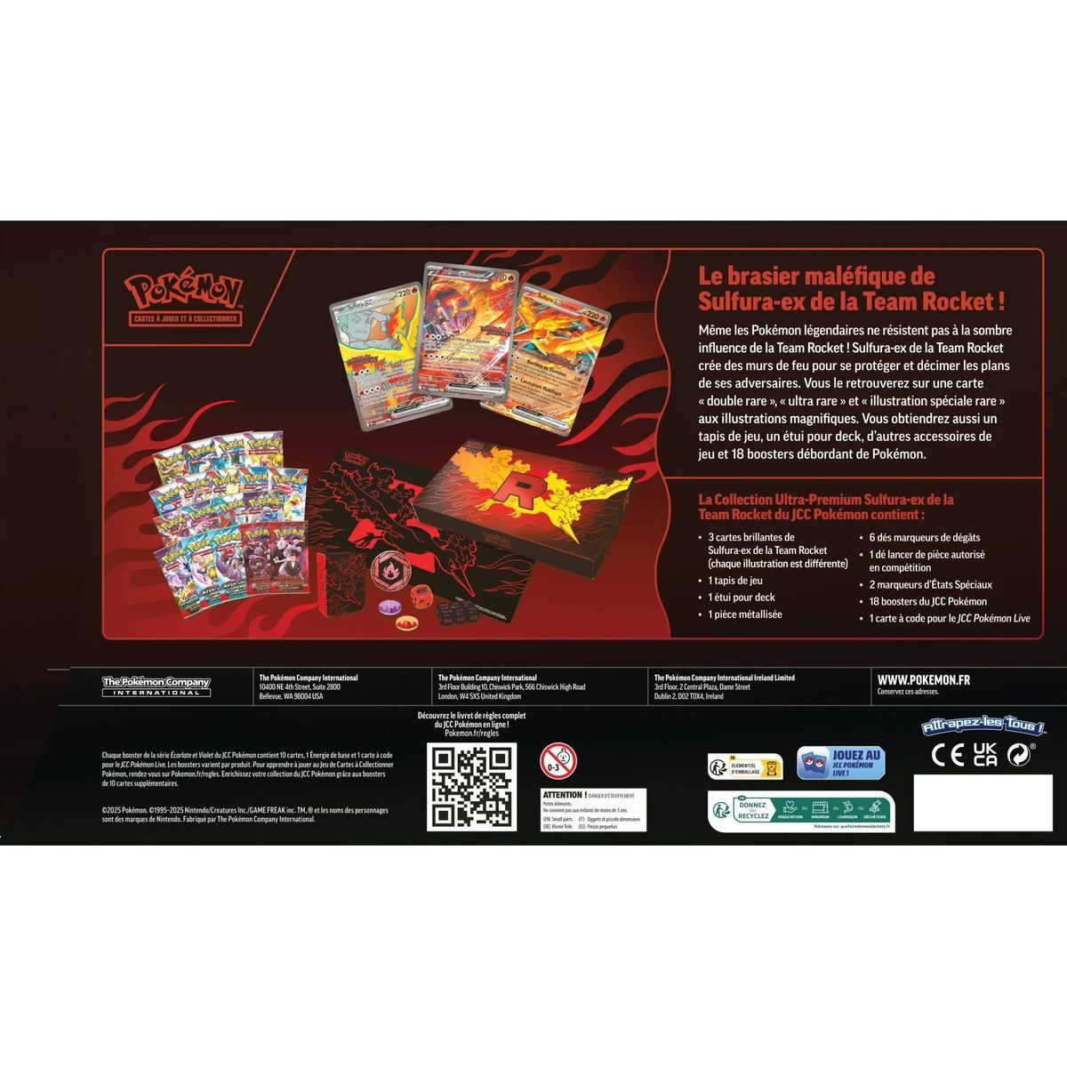 18 Booster Box - Ultra Premium Collection: Team Rockets Moltres-ex - Pokémon - FR