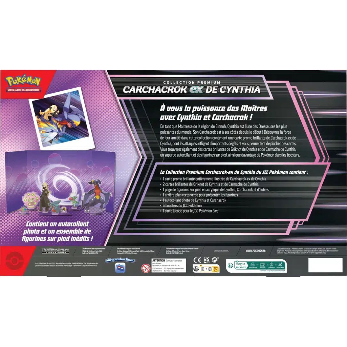6 Booster Box - Premium Collection: Cynthias Knakrack-ex - Pokémon - FR 🇫🇷