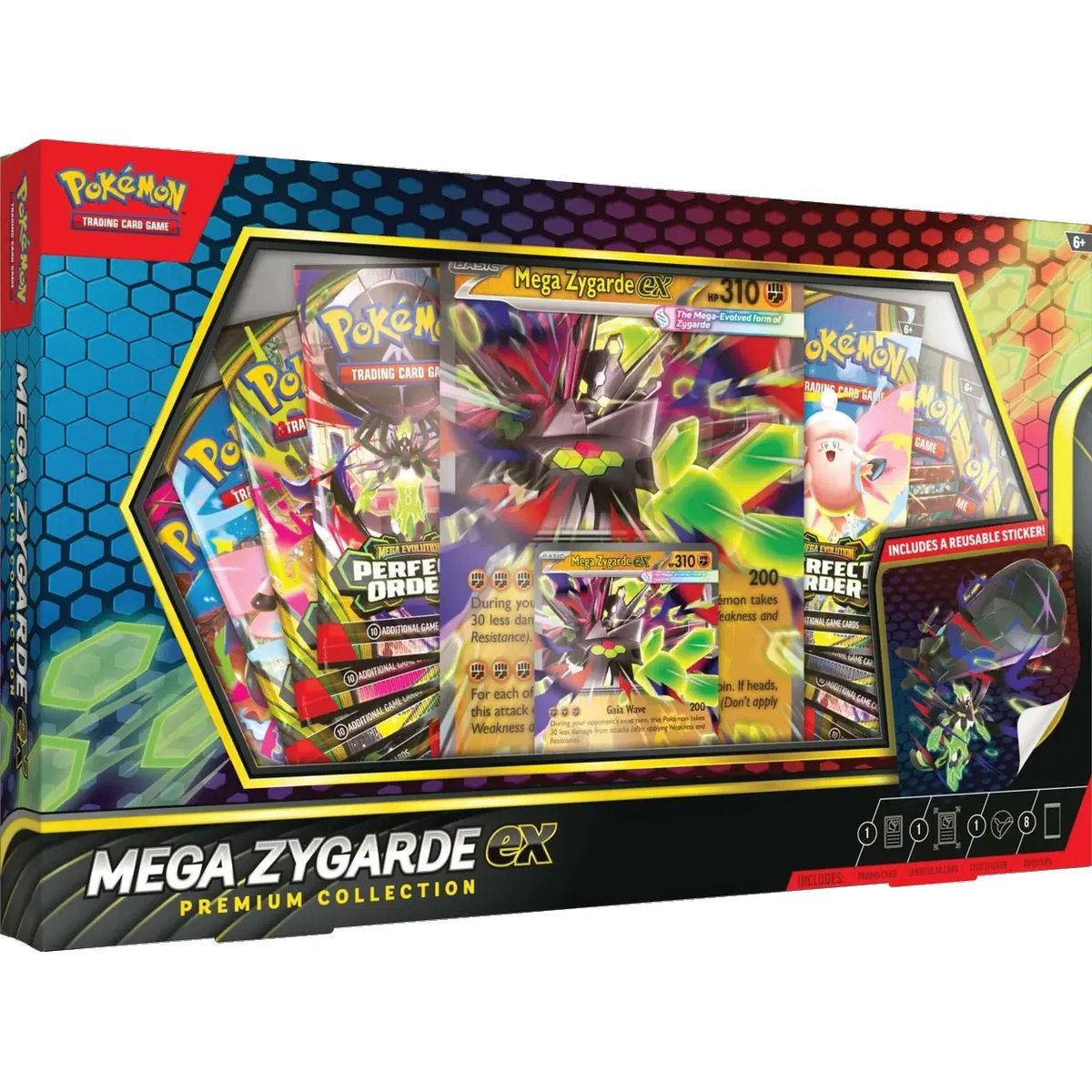8er Boosterpack – Premium-Kollektion: Mega-Zygarde-EX – Pokémon – FR