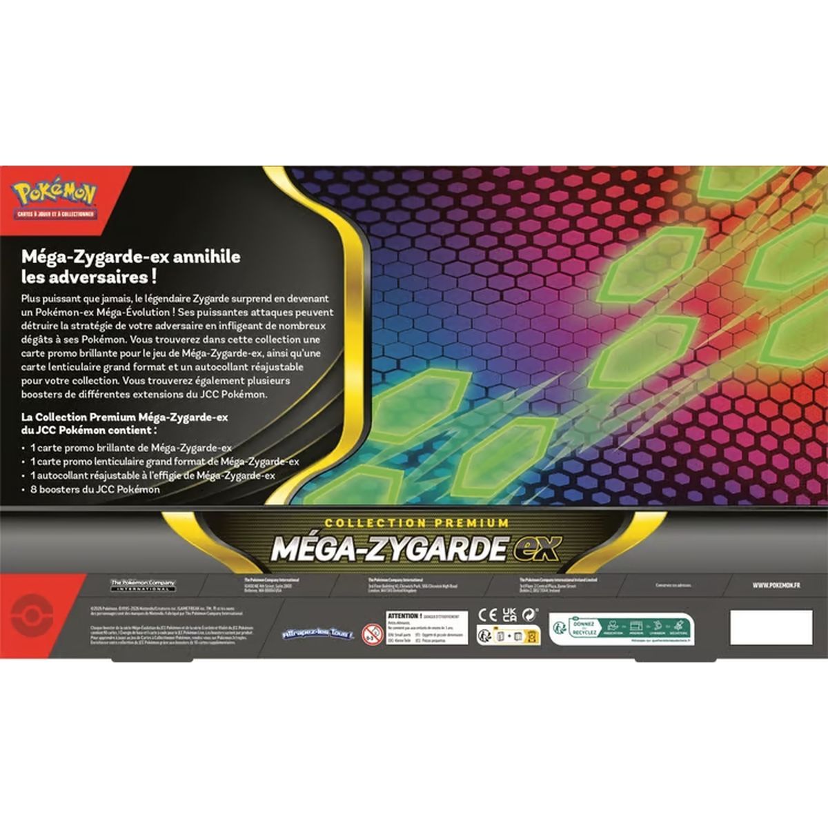 8er Boosterpack – Premium-Kollektion: Mega-Zygarde-EX – Pokémon – FR