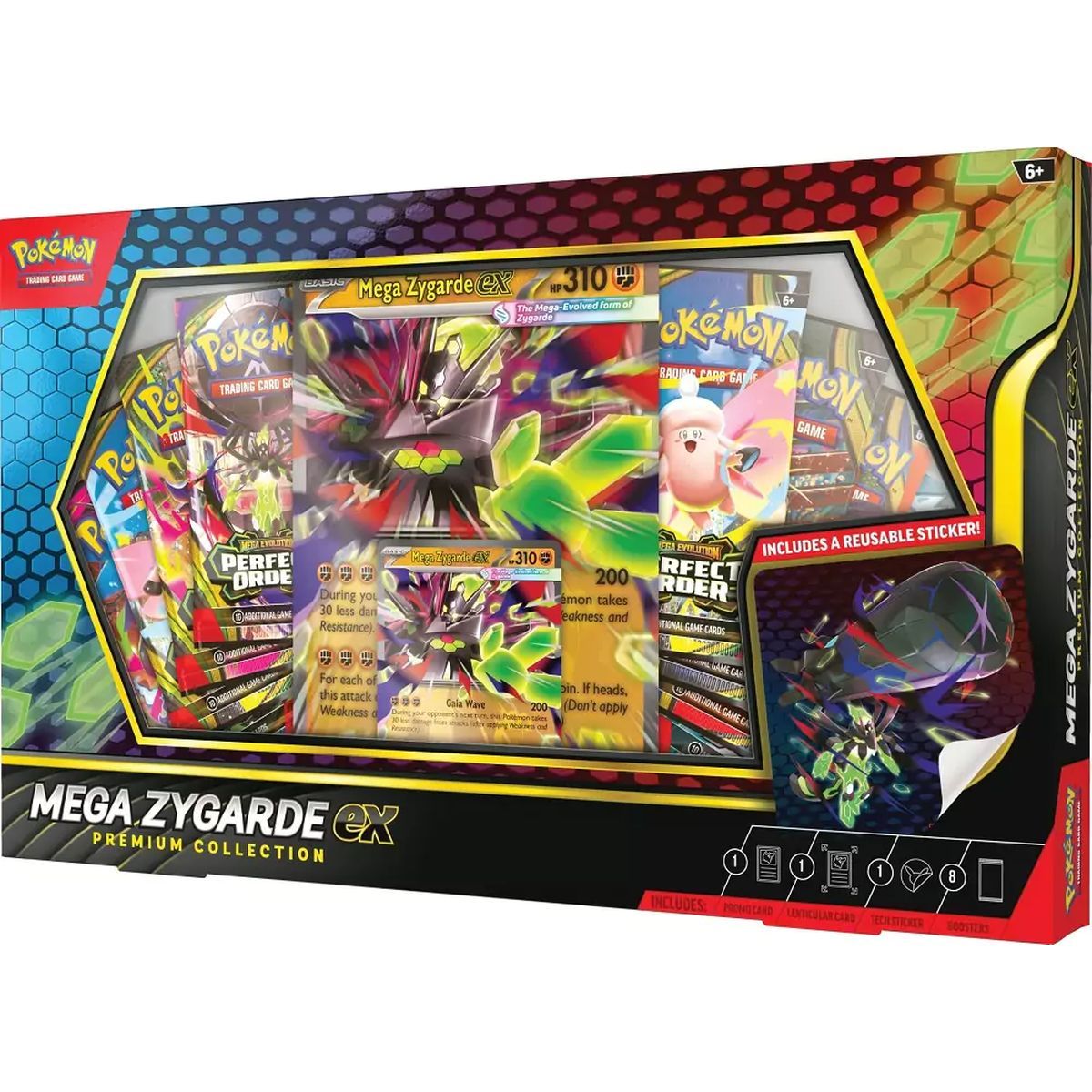 8er Boosterpack – Premium-Kollektion: Mega-Zygarde-EX – Pokémon – FR