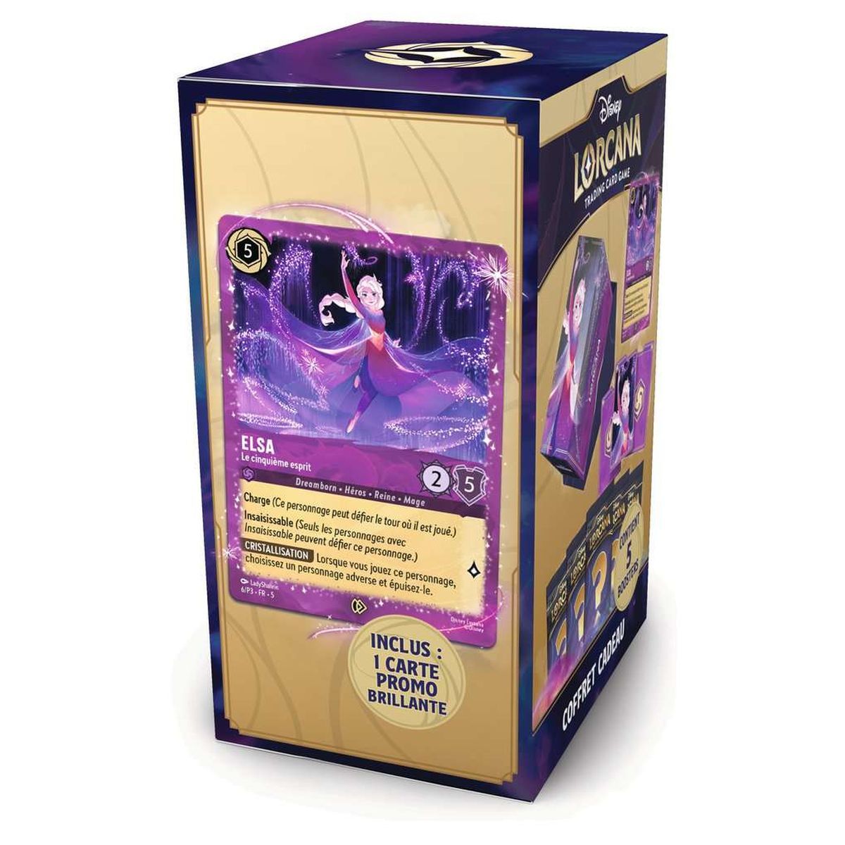 Geschenkbox - 5 Booster - Elsa 2025 - Disney Lorcana - FR