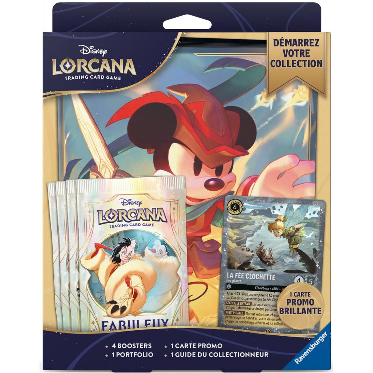 Item Box-Set „Start Your Collection“ – 4 Booster – Disney Lorcana – Fabulous – FR