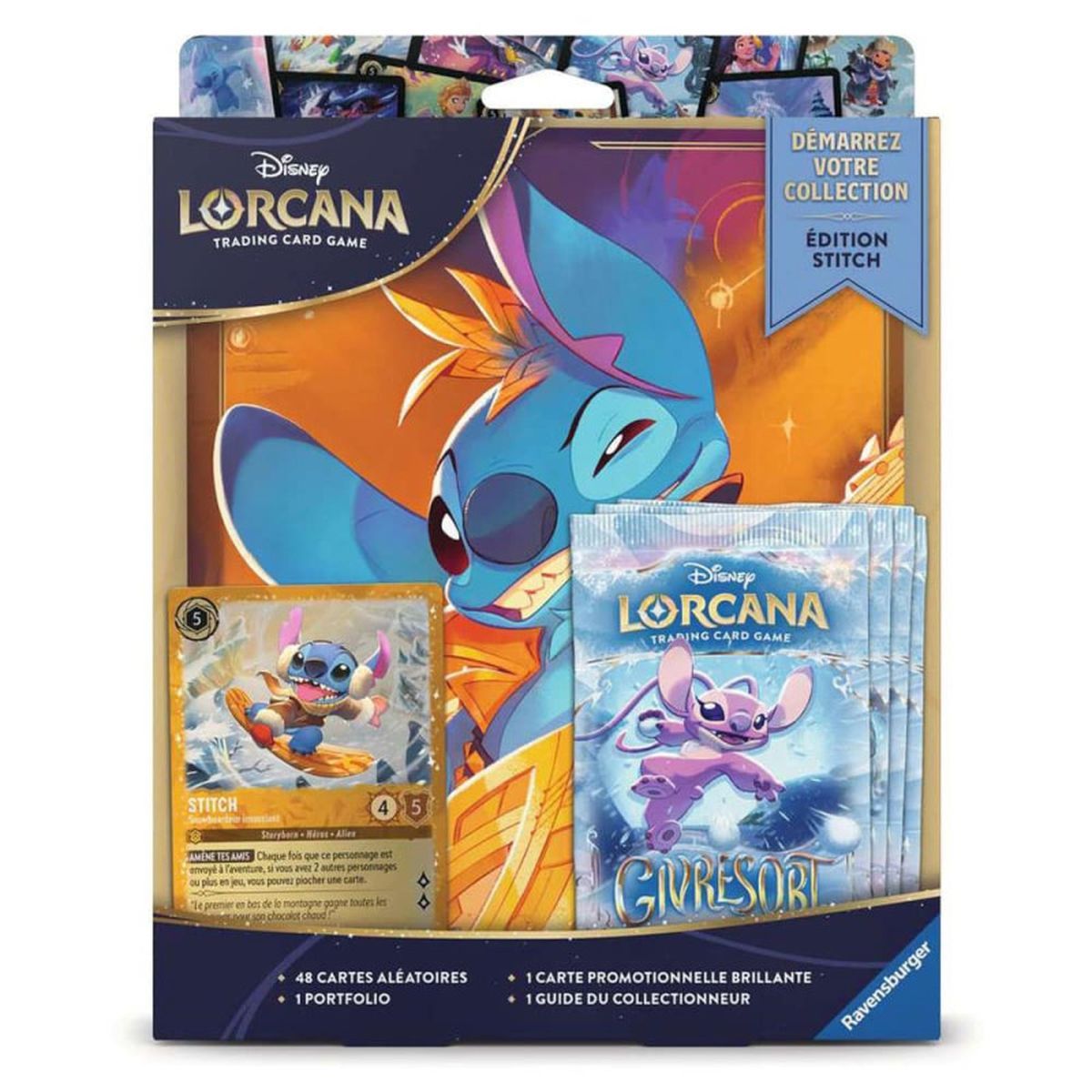 „Start Your Collection“-Boxset – 4 Booster – Stitch – Disney Lorcana – Frostbite – FR