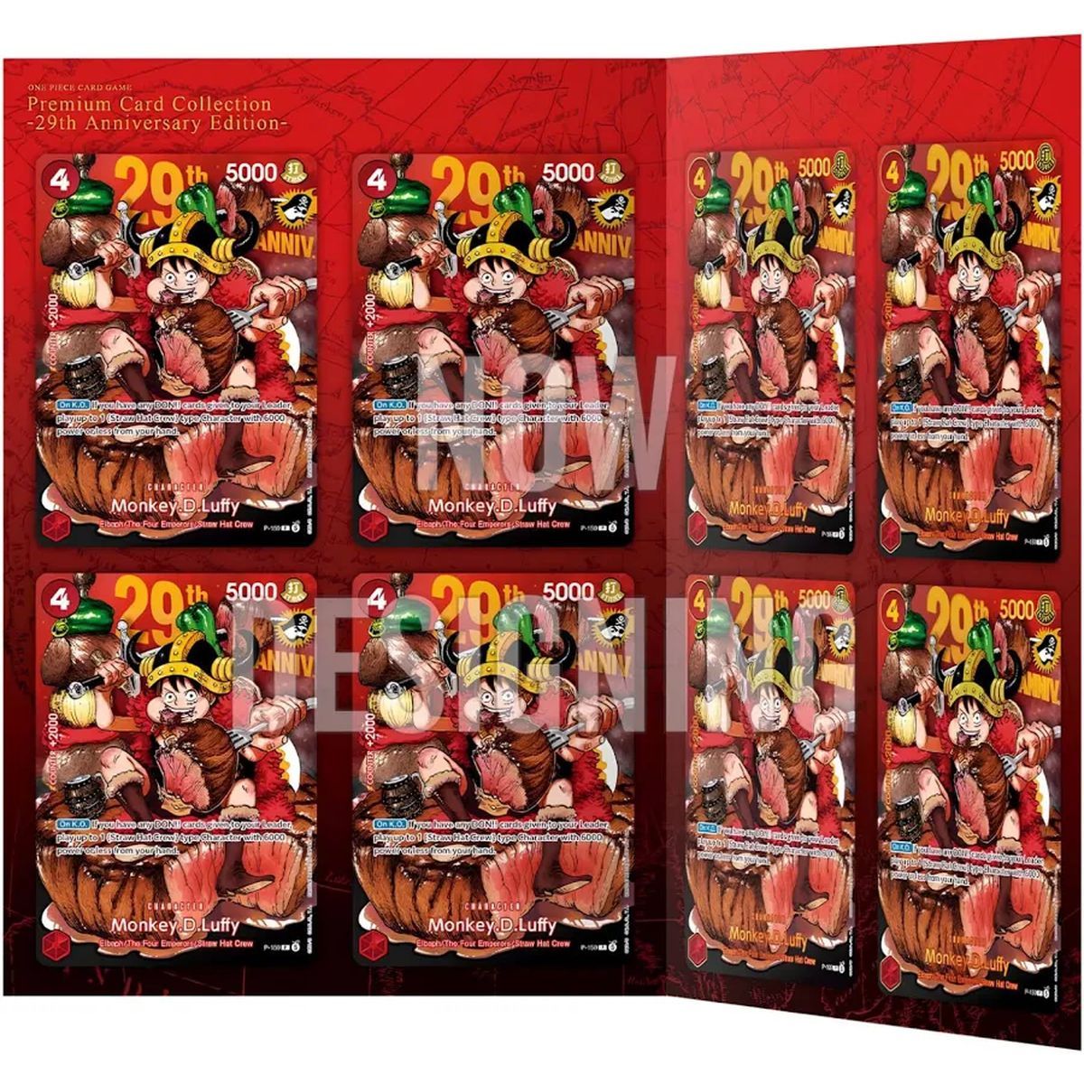 Box-Set – Premium-Kartensammlung: 29. Jubiläumsausgabe – One Piece Kartenspiel – Englisch