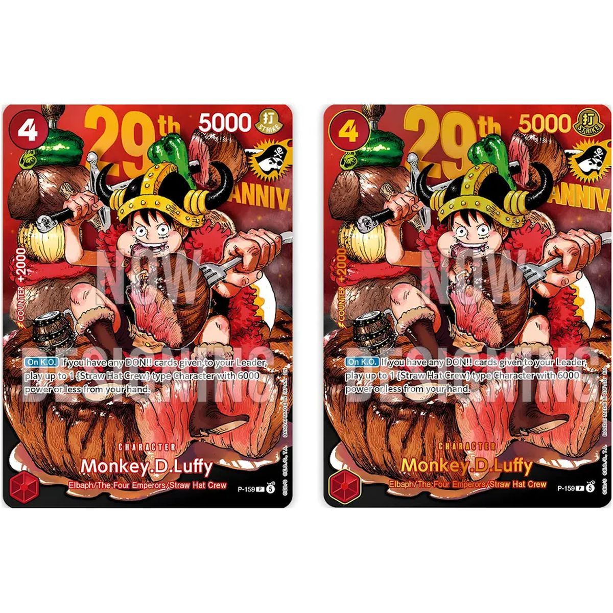 Box-Set – Premium-Kartensammlung: 29. Jubiläumsausgabe – One Piece Kartenspiel – Englisch