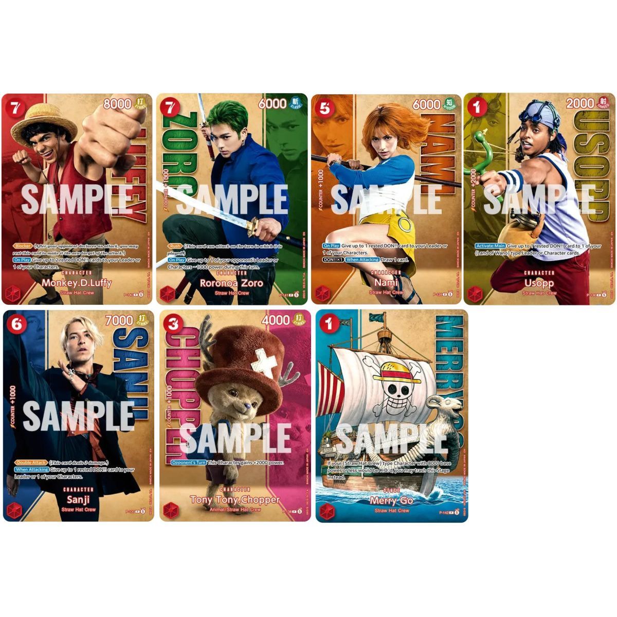 Box – Premium-Kartensammlung – Live-Action Vol. 2: Strohhutbande – One Piece Kartenspiel – Englisch