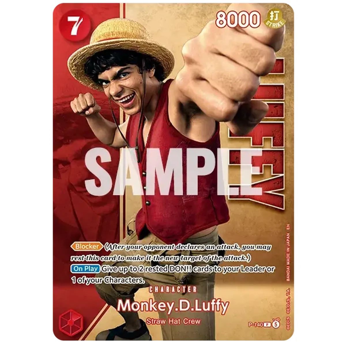 Box – Premium-Kartensammlung – Live-Action Vol. 2: Strohhutbande – One Piece Kartenspiel – Englisch