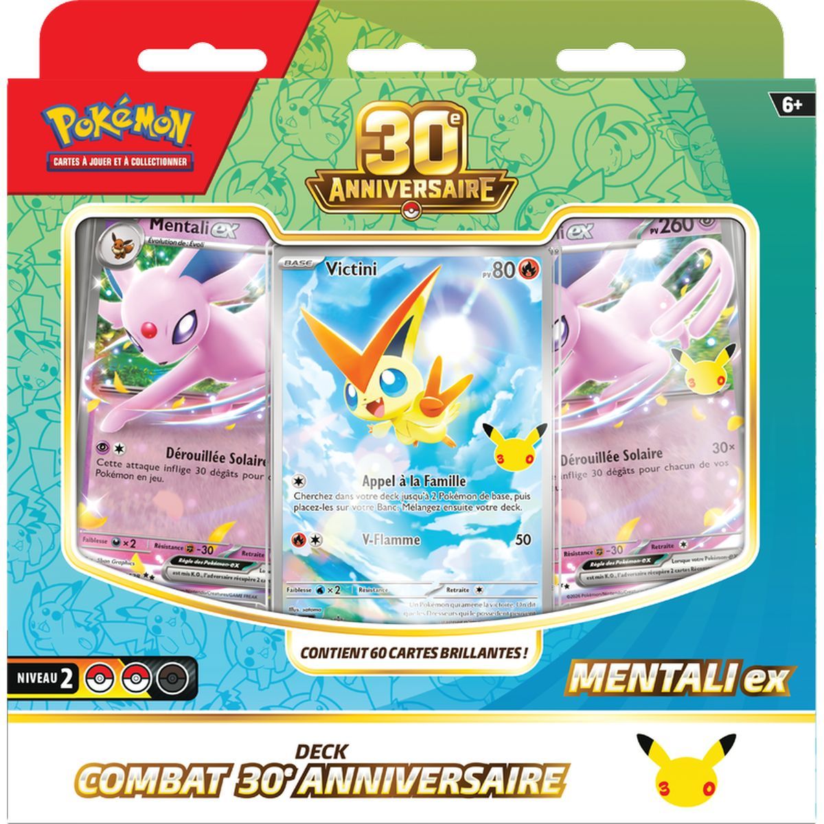 Kampfdeck – 30. Jubiläum: Espeon ex – Pokémon – 30 Jahre – FR
