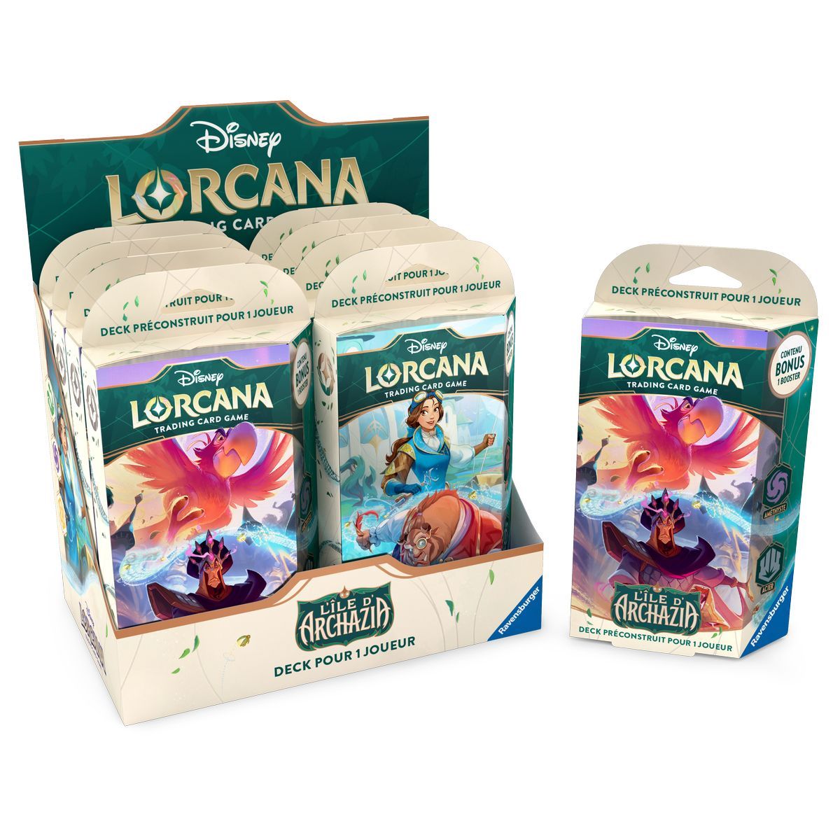 Starter Deck – Kapitel 7: Die Insel Archazia – Jafar und Jago – Disney Lorcana – Set 7 – FR 🇫🇷