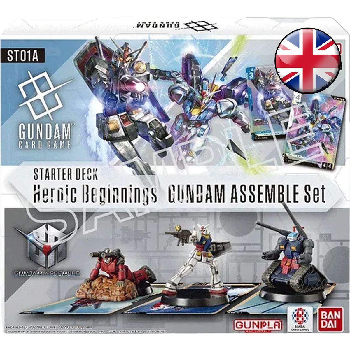 Item Starterdeck + Figur – Heroic Beginnings – GUNDAM ASSEMBLE CG – ST01 – DE