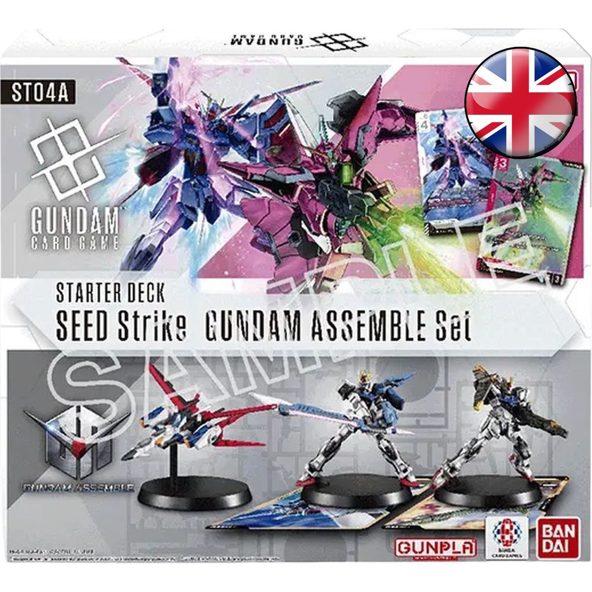 Item Starterdeck + Figur – SEED Strike – GUNDAM ASSEMBLE CG – ST04 – DE