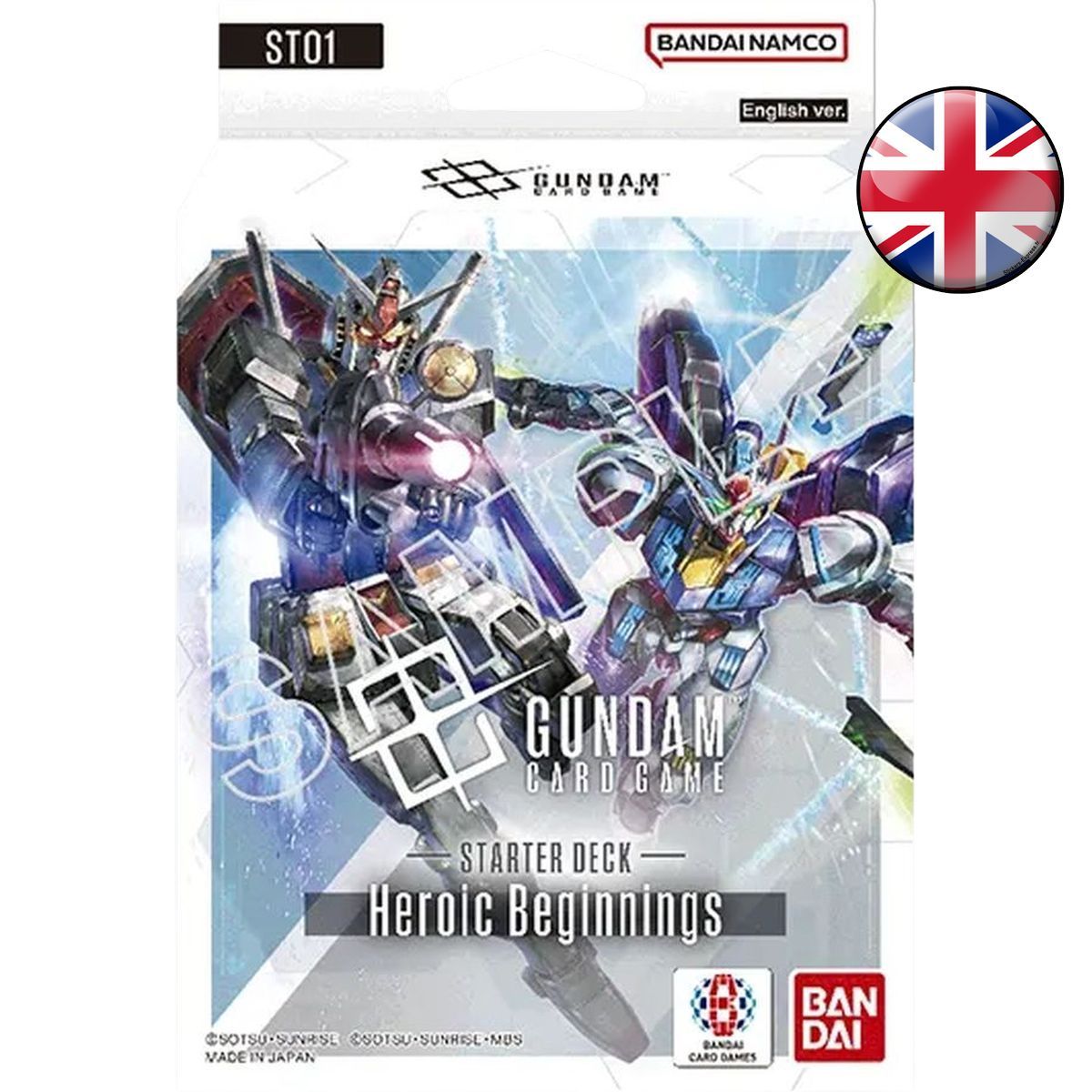 Item Starter Deck – Heroic Beginnings – Gundam CG – ST01 – DE
