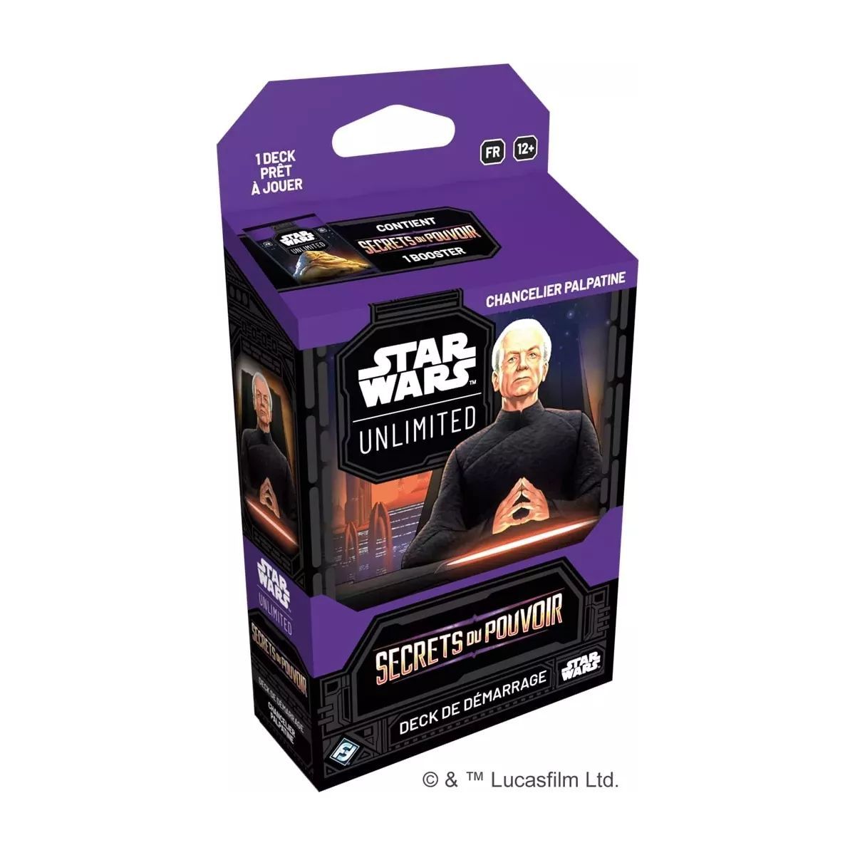 Spotlight Starter Deck – Kanzler Palpatine – Star Wars Unlimited: Geheimnisse der Macht – FR