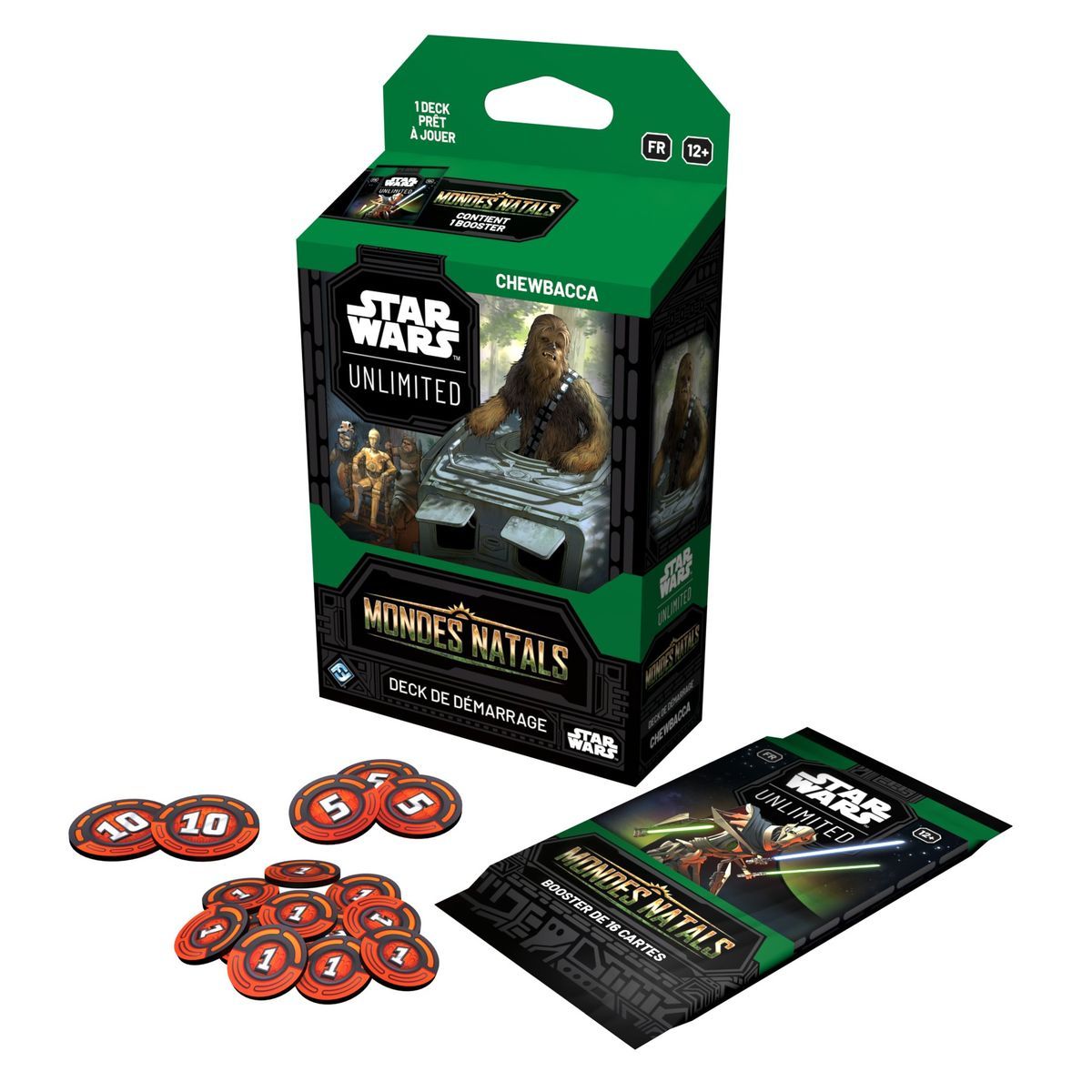 Spotlight Starter Deck – Chewbacca – Star Wars Unlimited: Homeworlds – Set 9 – EN