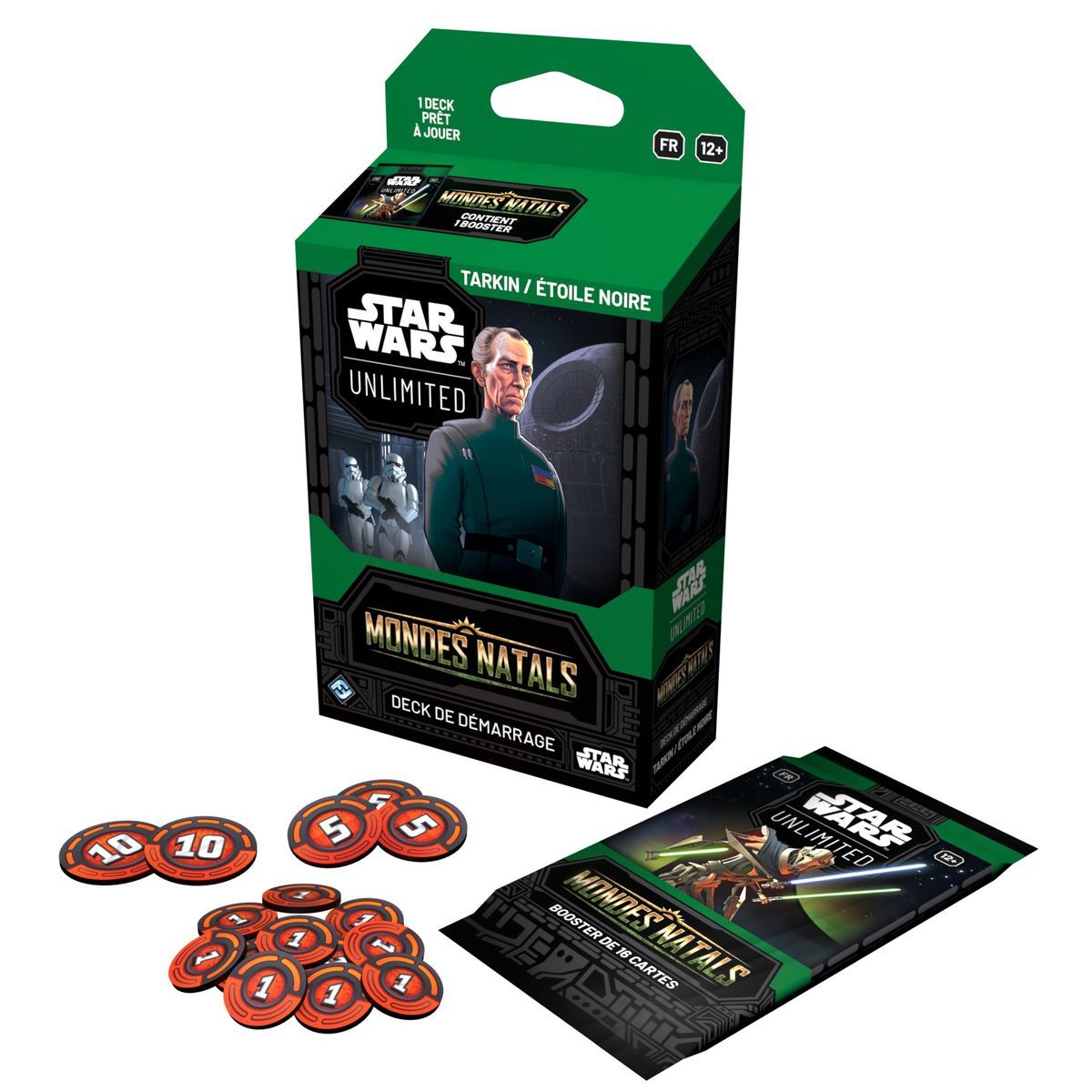 Spotlight Starter Deck – Tarkin/Todesstern – Star Wars Unlimited: Homeworlds – Set 9 – FR