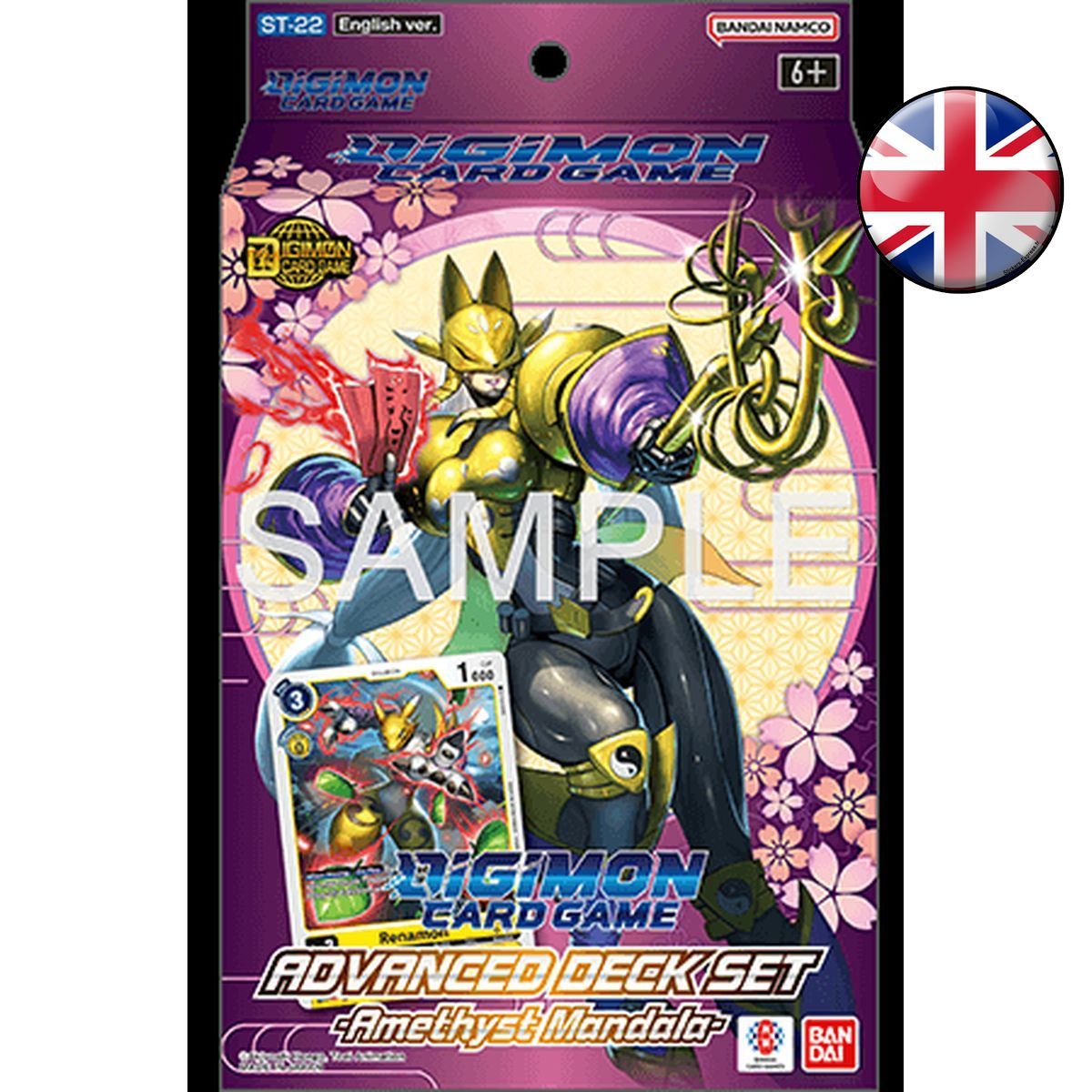 Item Starter Deck – ST22 Amethyst Mandala – Digimon Card Game – EN