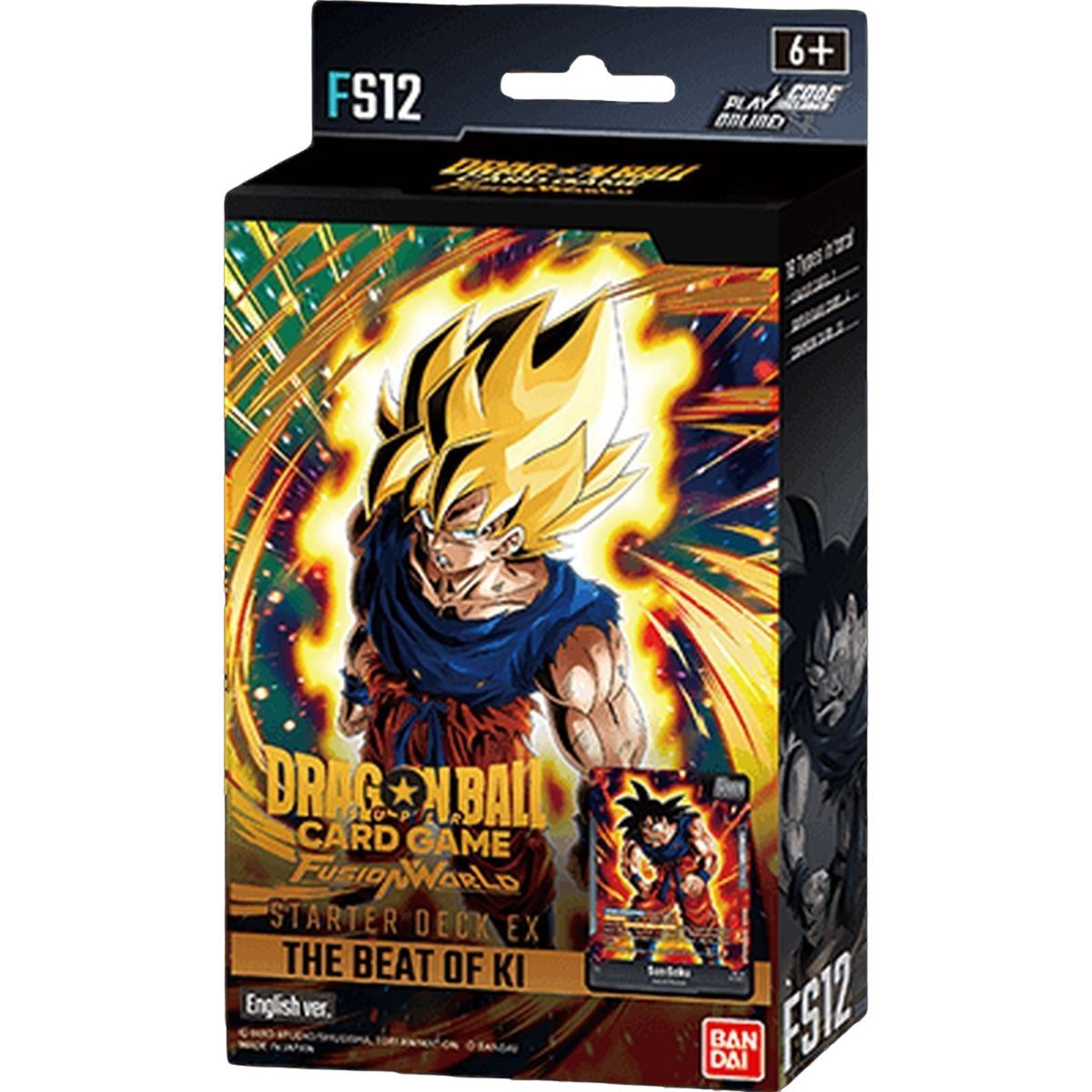 Item Starterdeck – „Der Rhythmus von Ki“ – FS12 – Dragon Ball Kartenspiel Fusion World – EN