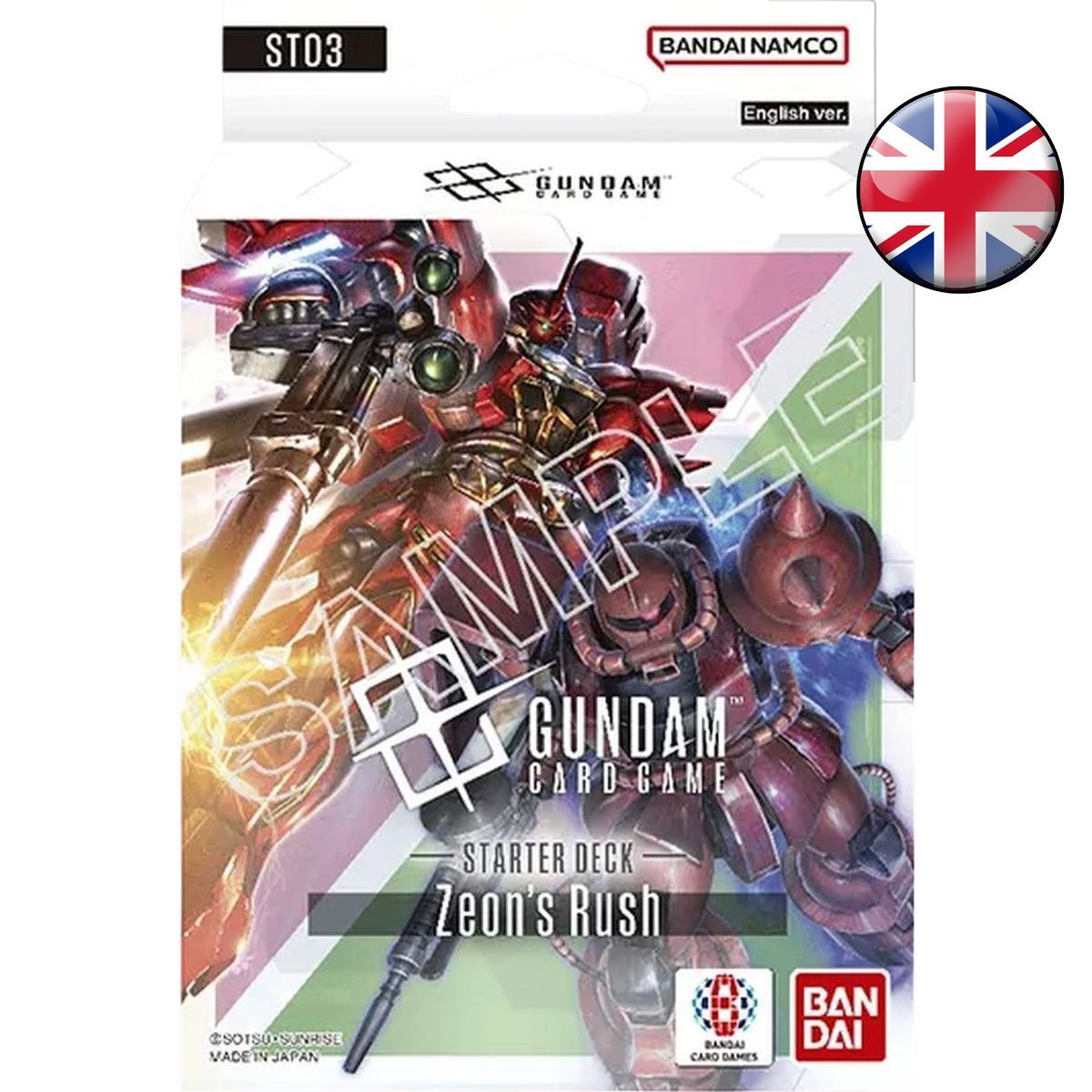 Starter Deck – Zeon's Rush – Gundam CG – ST03 – DE