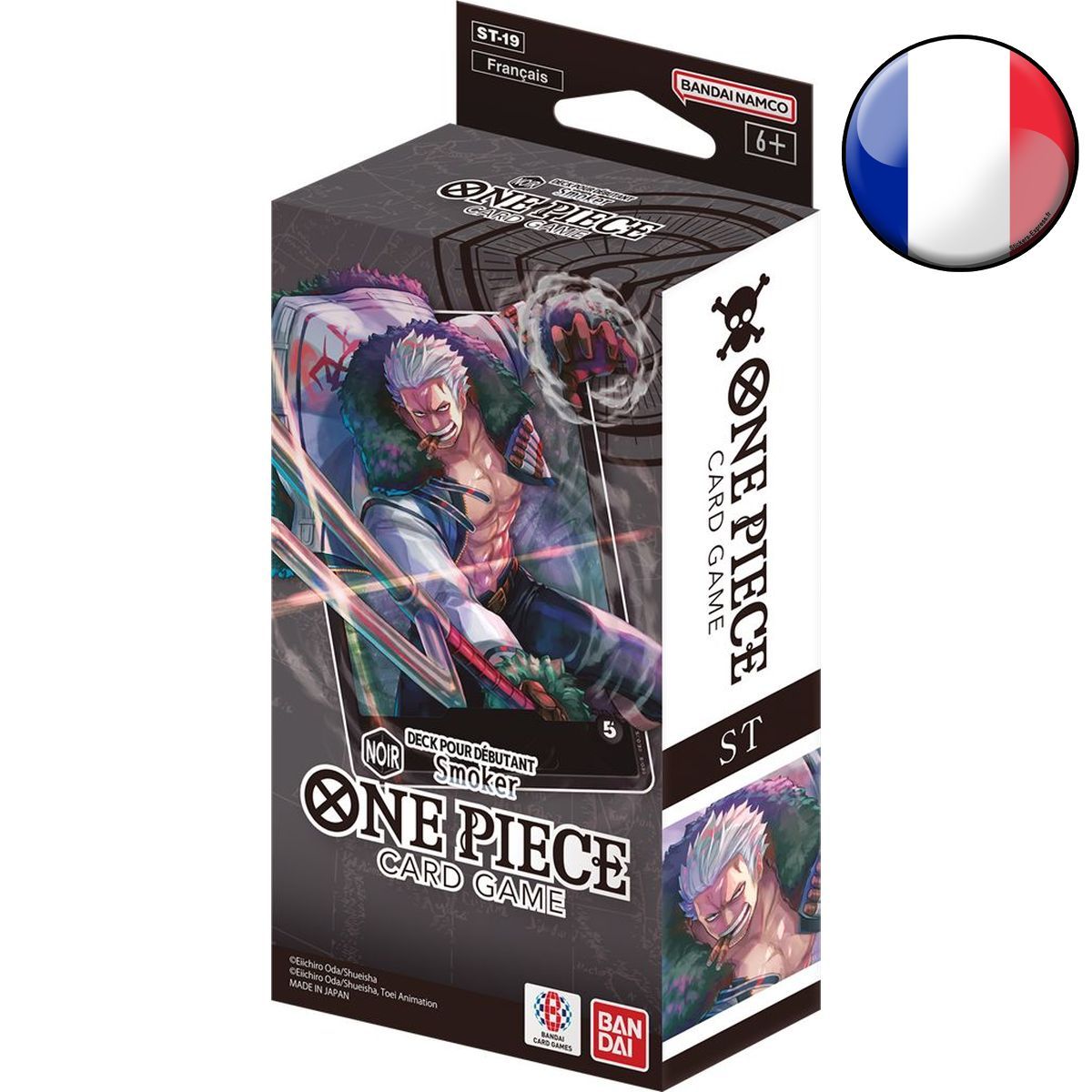 Anfängerdeck - Schwarz - Smoker - One Piece CG - ST19 - FR