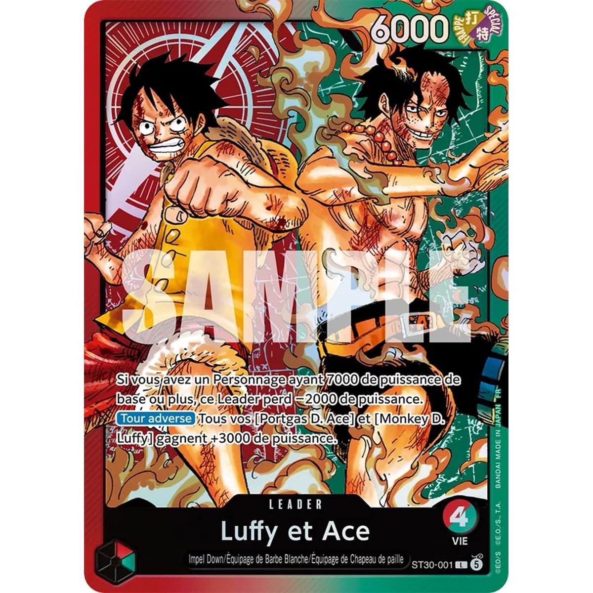 Starter Deck - Ace & Ruffy - One Piece CG - ST30 - FR