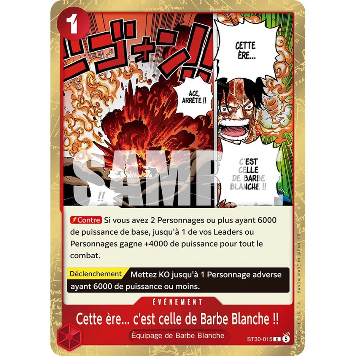 Starter Deck - Ace & Ruffy - One Piece CG - ST30 - FR