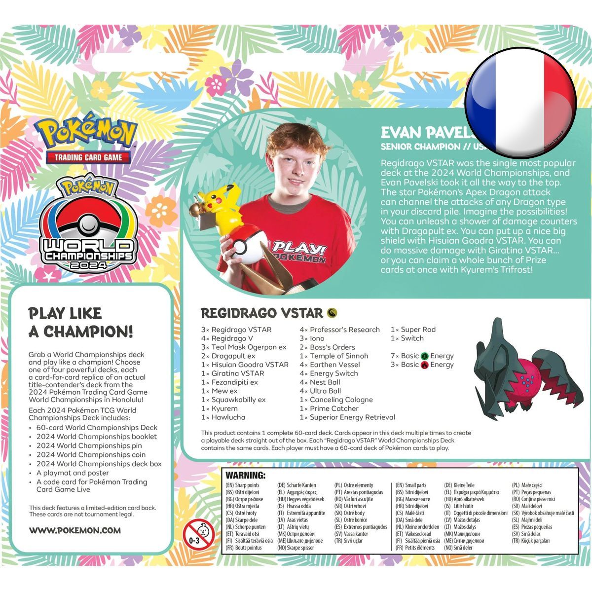 Pokémon TCG: Deck der Weltmeisterschaften 2024 – Regidrago VSTAR – Pokémon – FR