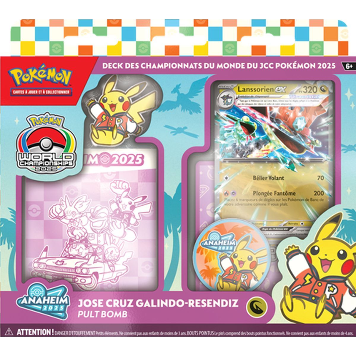 Pokémon-Sammelkartenspiel-Weltmeisterschaft 2025 Deck – Dragapult-ex – Pokémon – FR