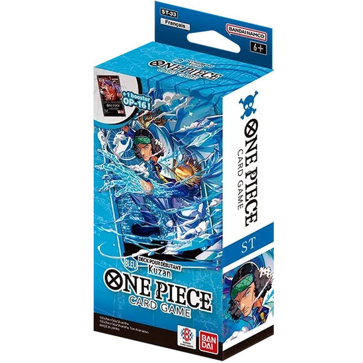 Anfängerdeck – Kuzan/Aokiji (Blau) – One Piece CG – ST33 – FR
