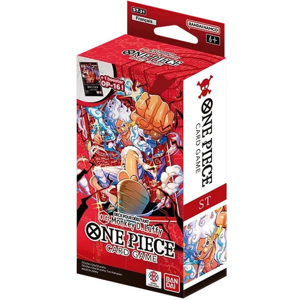 Anfängerdeck – Monkey D. Luffy (Rot) – One Piece CG – ST31 – FR