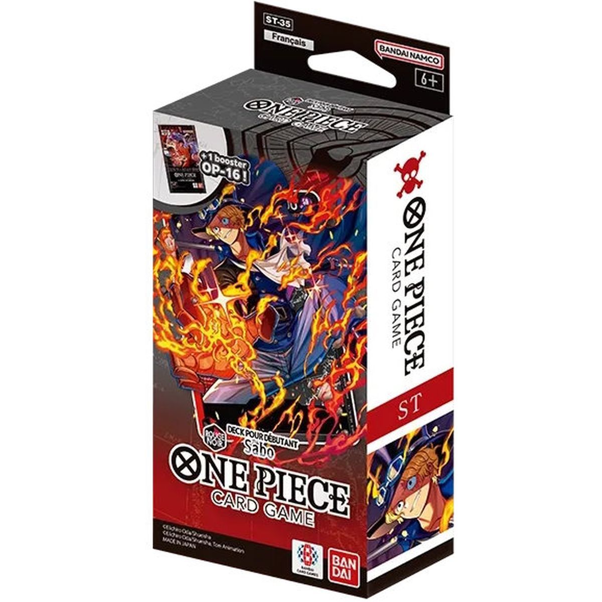 Anfängerdeck – Sabo (Schwarz/Rot) – One Piece CG – ST35 – FR