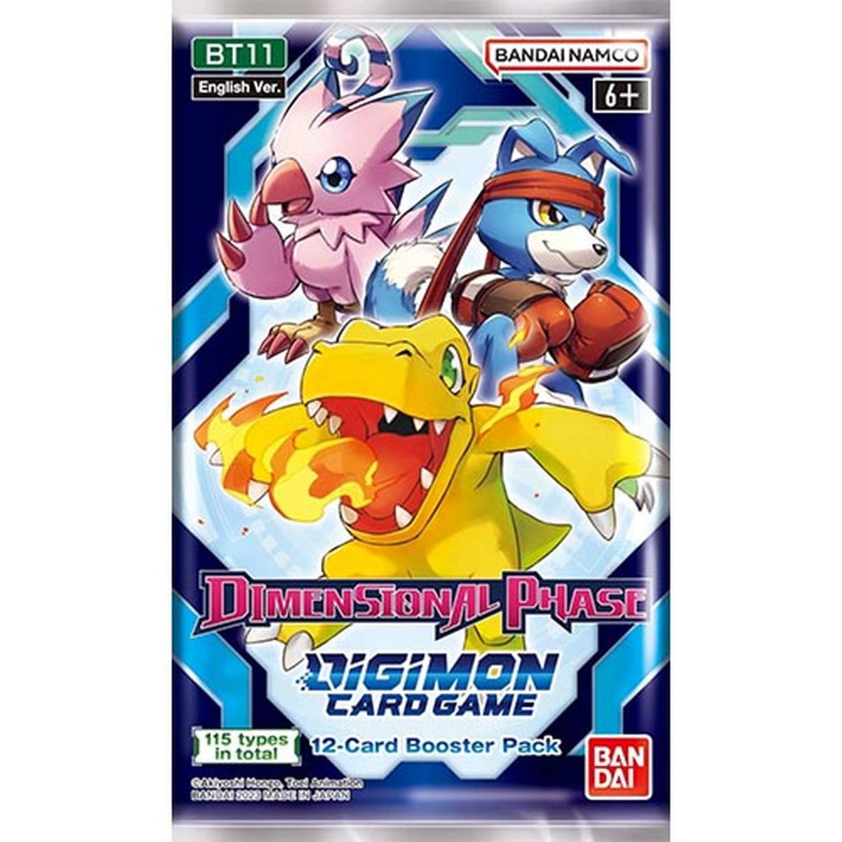 Digimon-Kartenspiel – Booster – Dimensional Phase – BT11 – DE