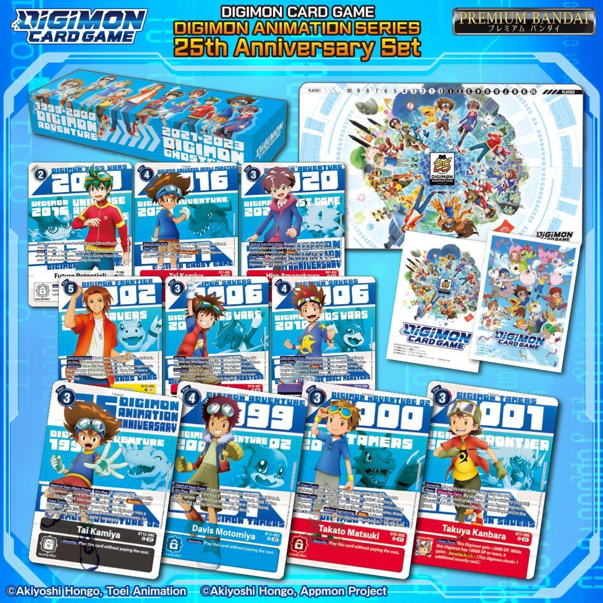 Digimon-Kartenspiel – Set zum 25-jährigen Jubiläum der Digimon Animation Series – Englisch