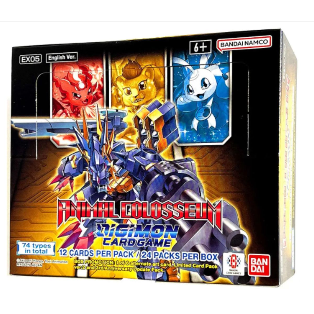 Item Digimon – Display – Box mit 24 Boostern – EX05 Animal Colosseum – DE
